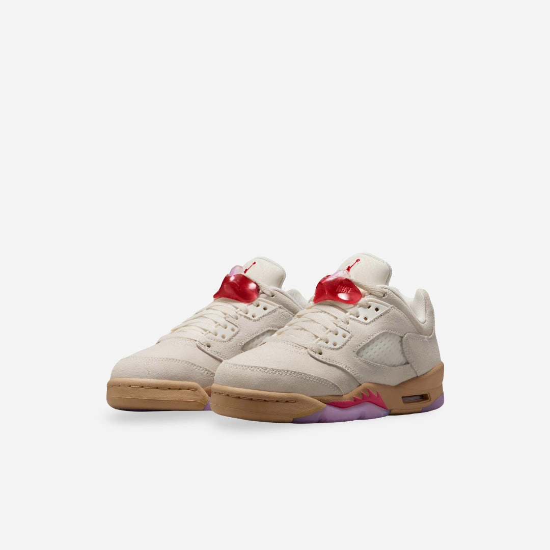 (PS) Air Jordan 5 Low  Retro 'Peanut Butter & Jelly' (2025) HJ5993-106 Air Jordan 5 Mesh Panel Basketball Shoes