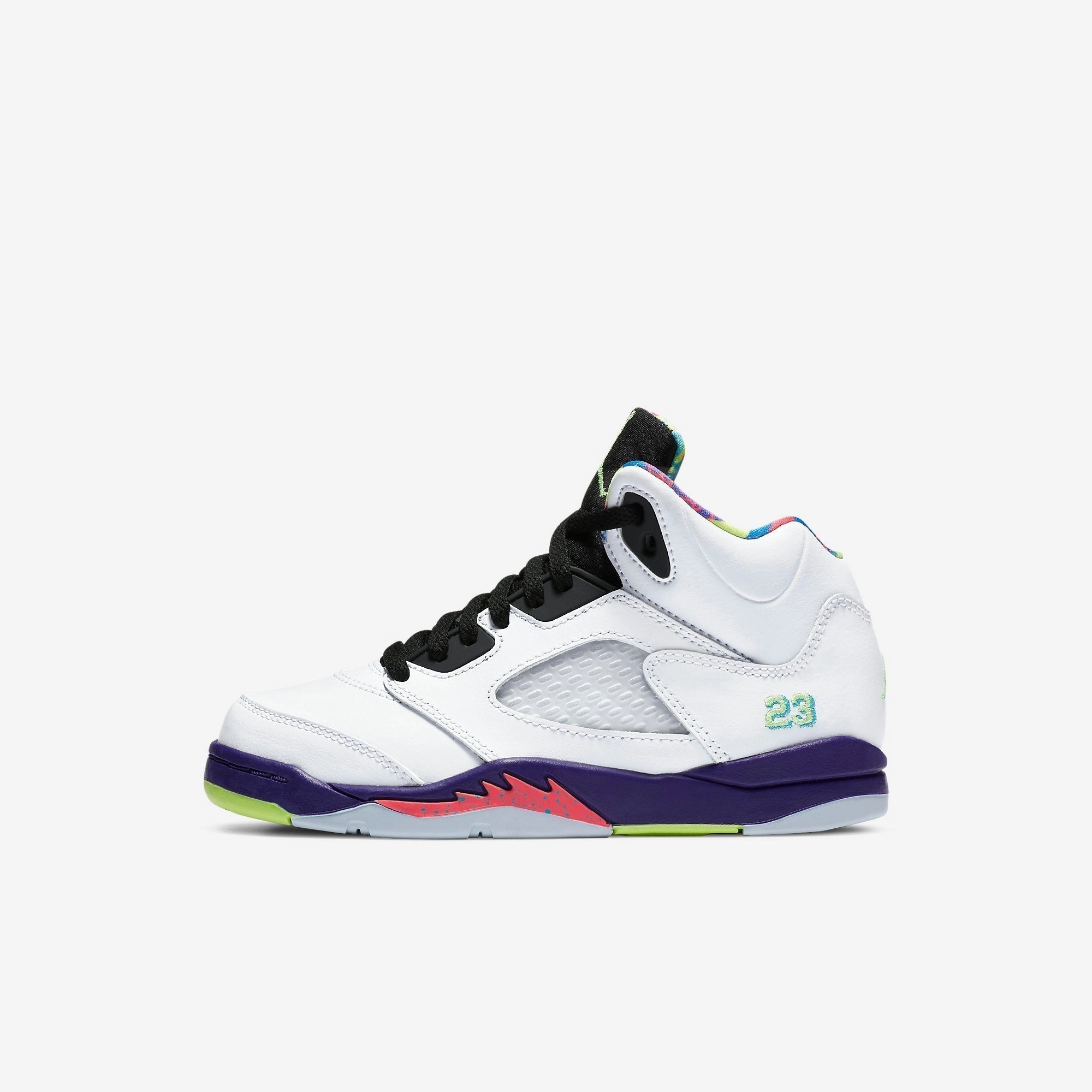 (PS) Air Jordan 5 Retro 'Alternate Bel-Air' (2020) DB3026-100 Air Jordan 5 shoes with mesh panel details