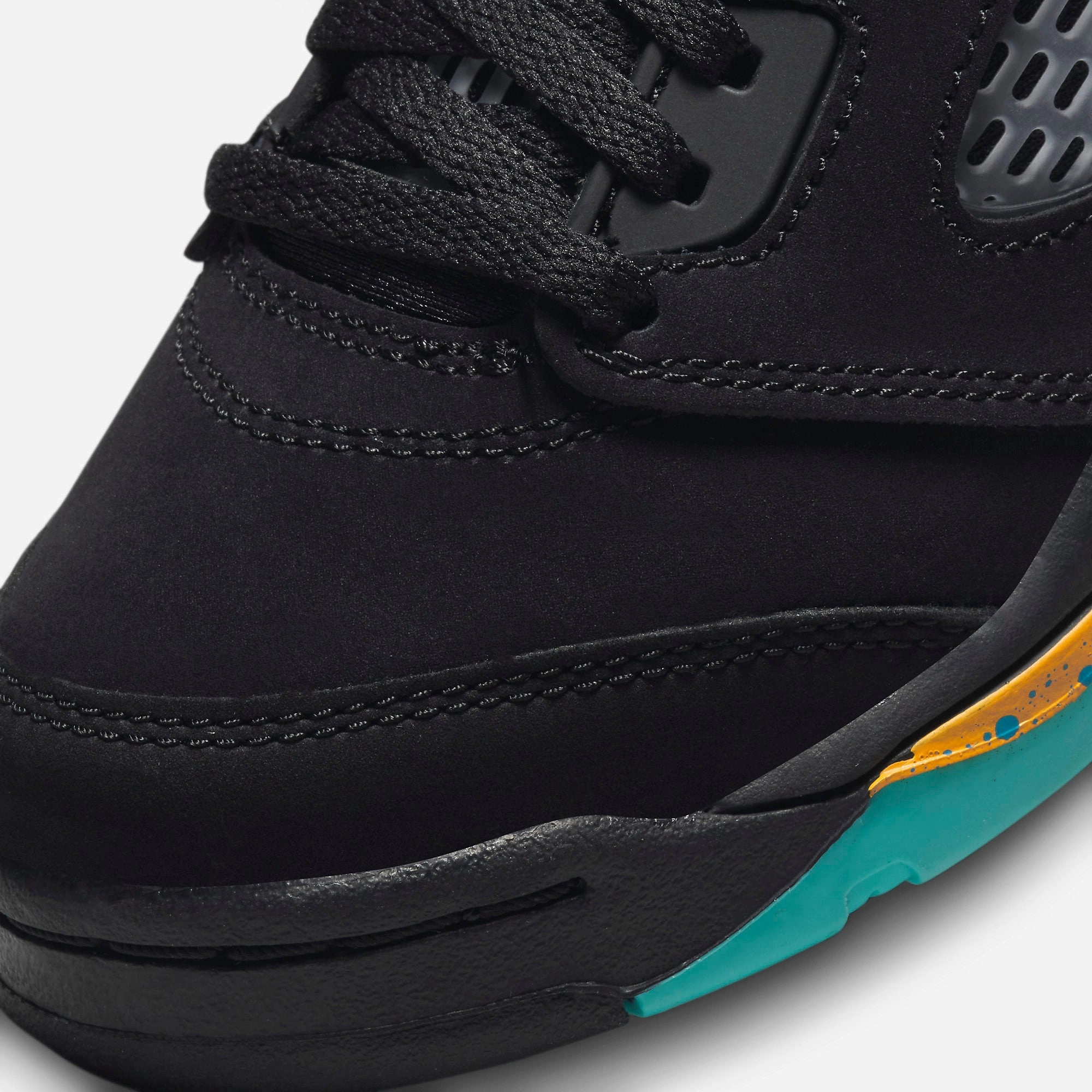 (PS) Air Jordan 5 Retro 'Aqua' (2023) 440889-047 Air Jordan 5 Mesh Panel Basketball Shoes