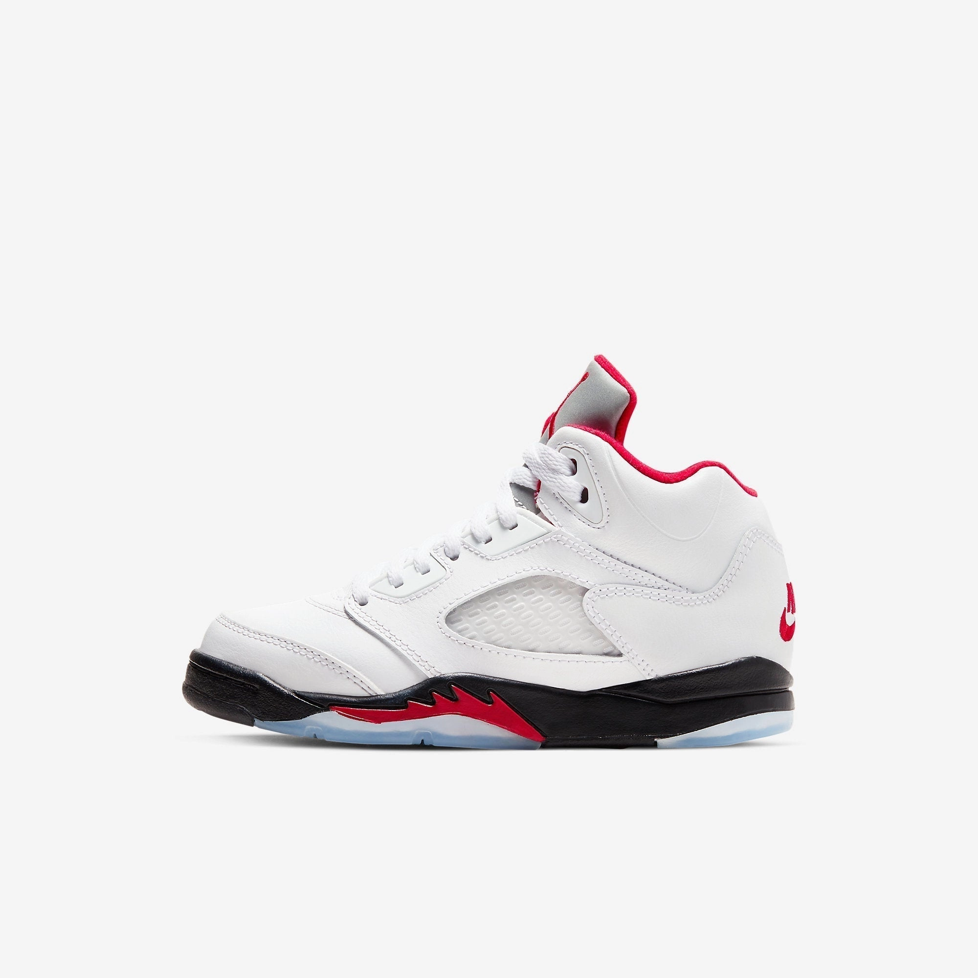 (PS) Air Jordan 5 Retro 'Fire Red' (2020) 440889-102 Air Jordan 5 shoes with mesh panel details