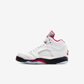 (PS) Air Jordan 5 Retro 'Fire Red' (2020) 440889-102 Air Jordan 5 shoes with mesh panel details