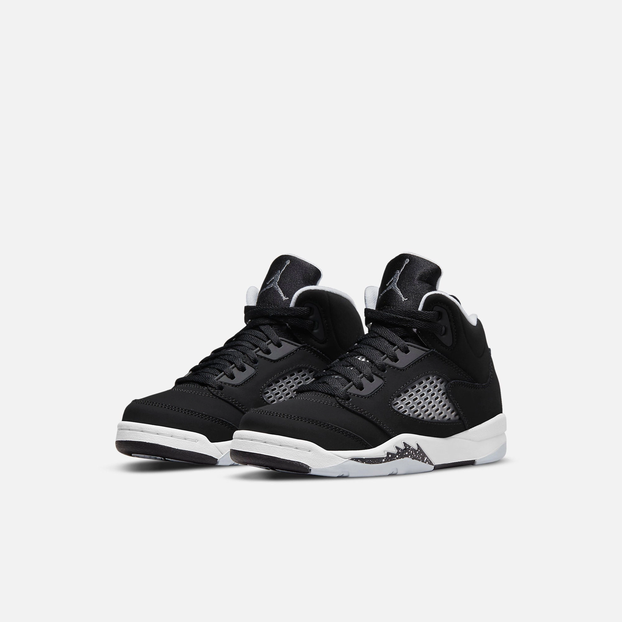 (PS) Air Jordan 5 Retro 'Moonlight / Oreo' (2021) 440889-011 Air Jordan 5 Mesh Panel Basketball Shoes