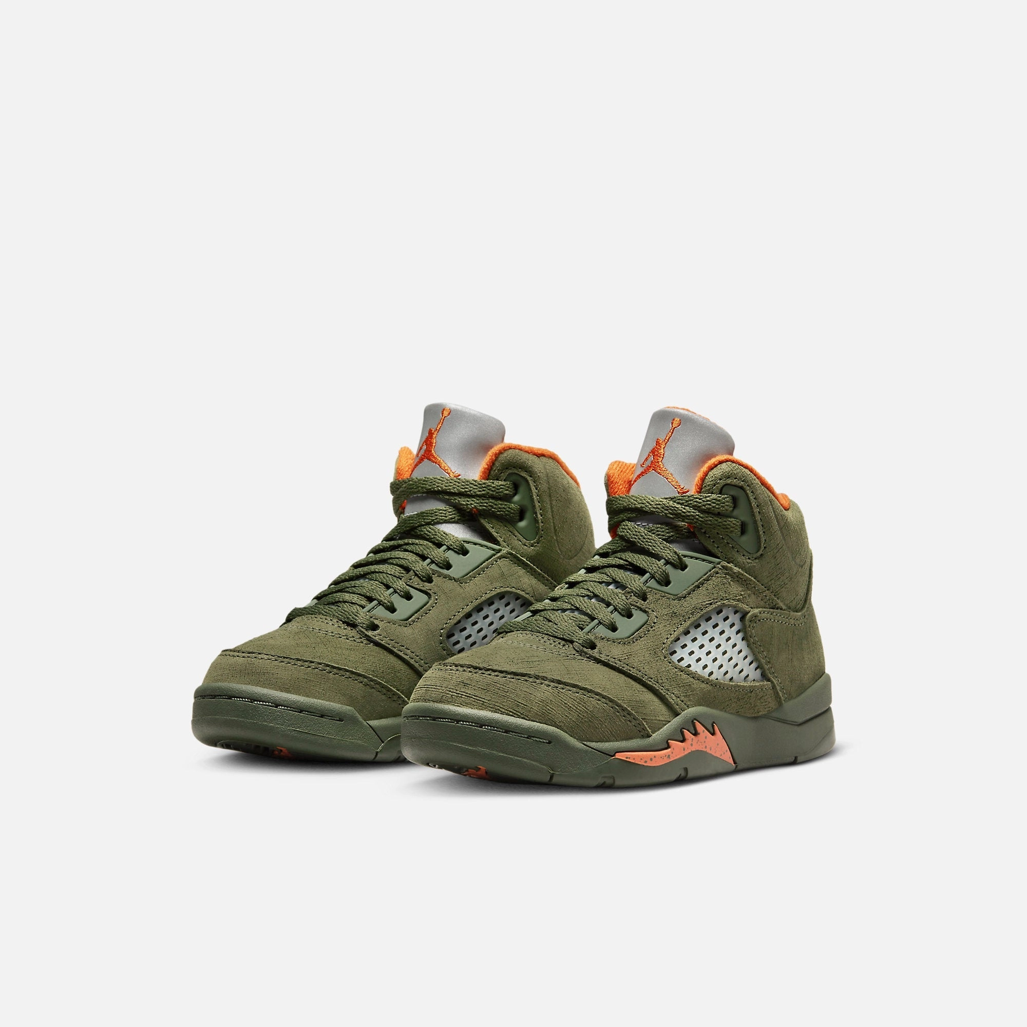 (PS) Air Jordan 5 Retro 'Olive' (2024) 440889-308 Air Jordan 5 Mesh Panel Basketball Shoes