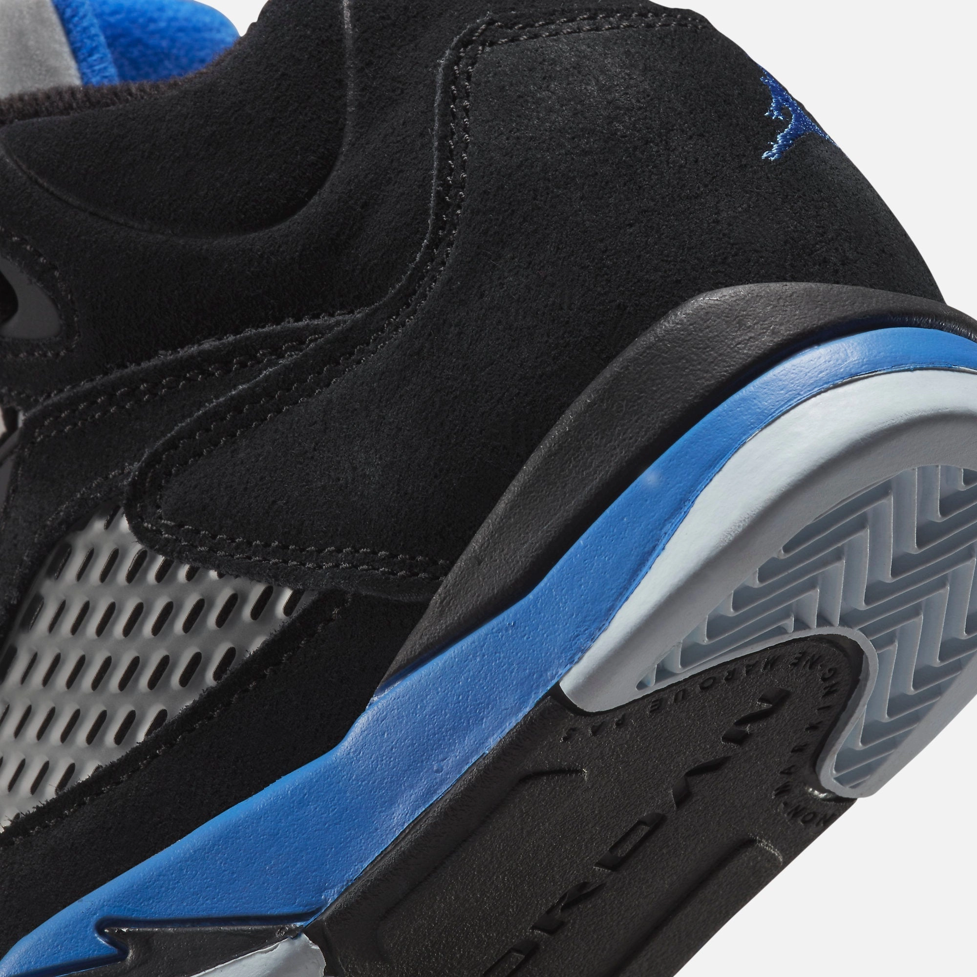 (PS) Air Jordan 5 Retro 'Racer Blue' (2022) 440889-004 Air Jordan 5 Mesh Panel Basketball Shoes