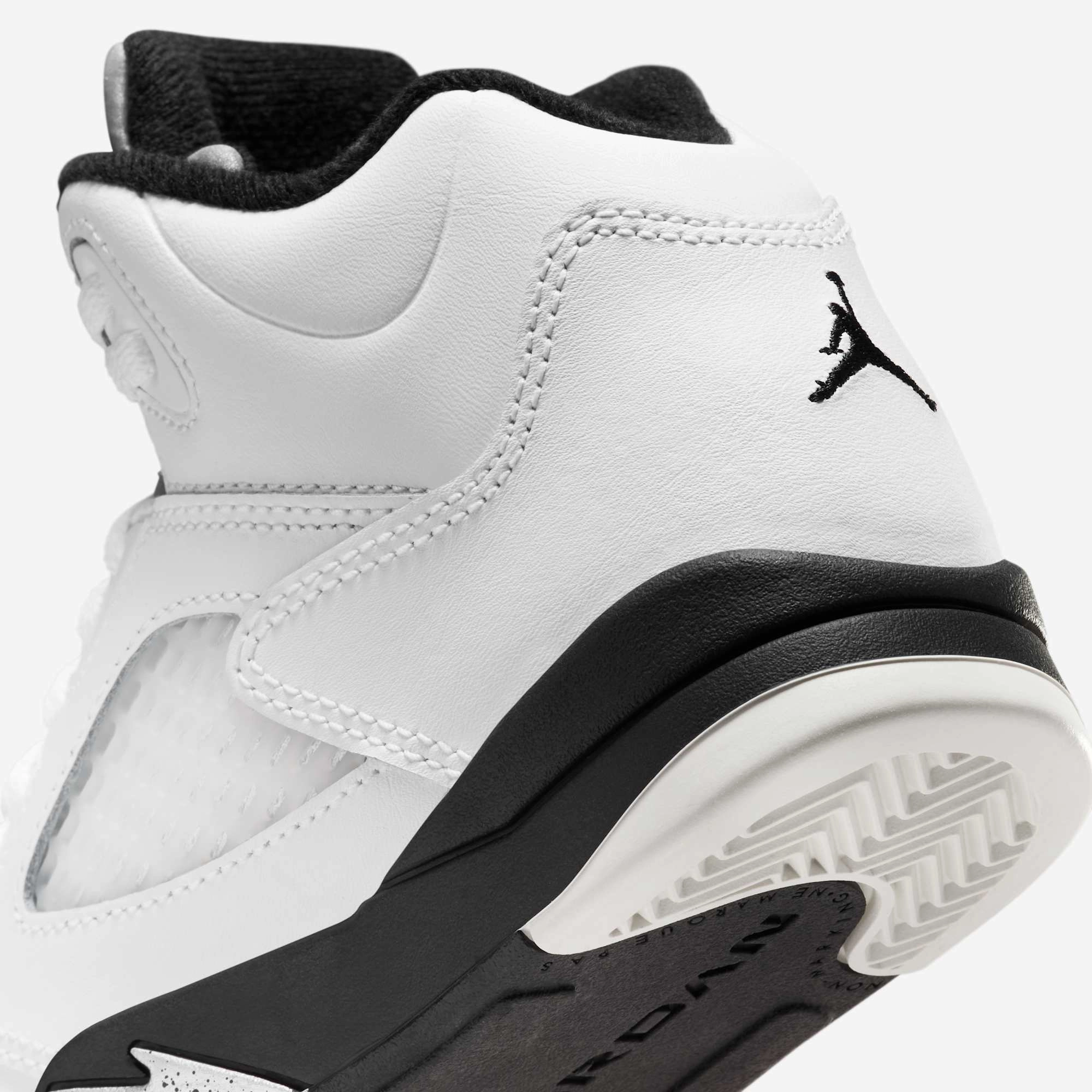 (PS) Air Jordan 5 Retro 'Reverse Metallic / Oreo 2.0' (2024) 440889-110 Air Jordan 5 Mesh Panel Basketball Shoes