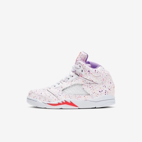 (PS) Air Jordan 5 Retro SE 'Easter' (2020) CT1701-100 Air Jordan 5 shoes with mesh panel details