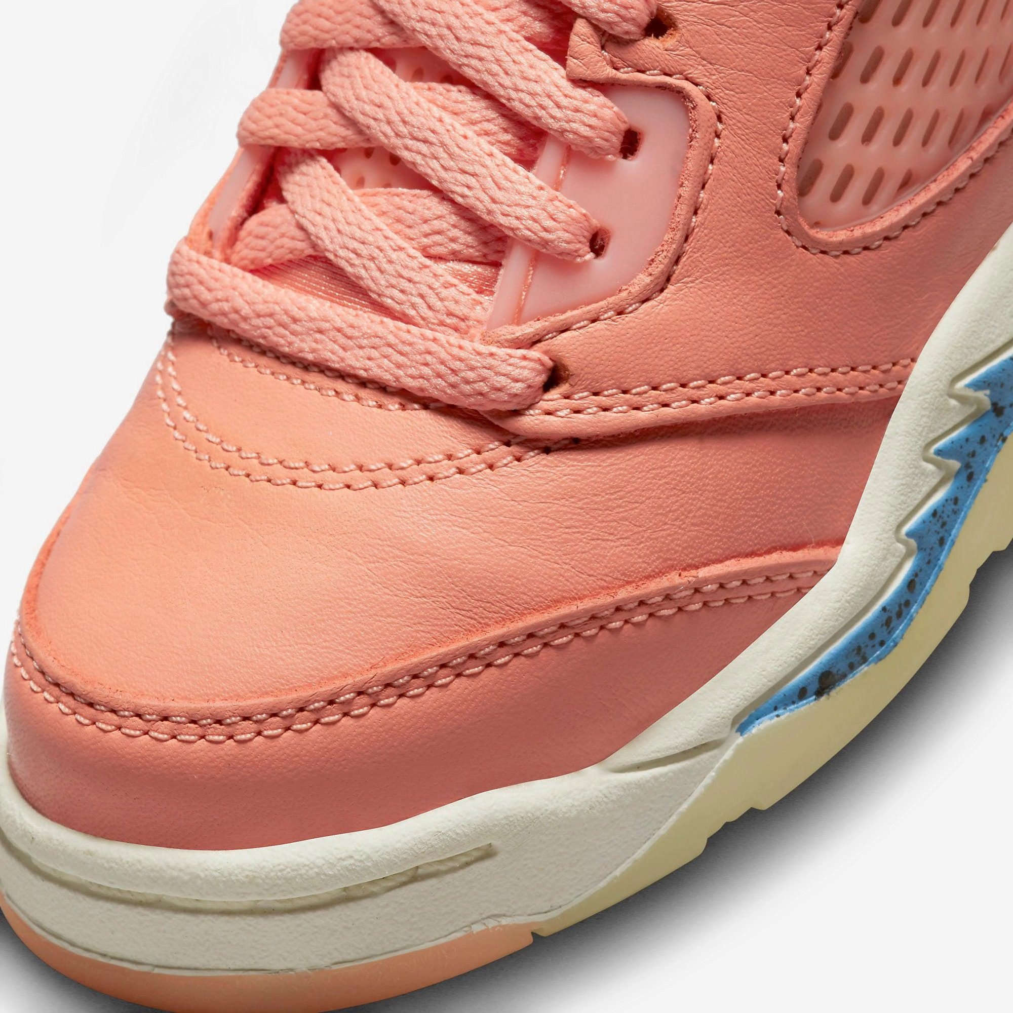 (PS) Air Jordan 5 Retro SP x DJ Khaled 'We The Best Crimson Bliss' (2022) DV4980-641 Air Jordan 5 Mesh Panel Basketball Shoes