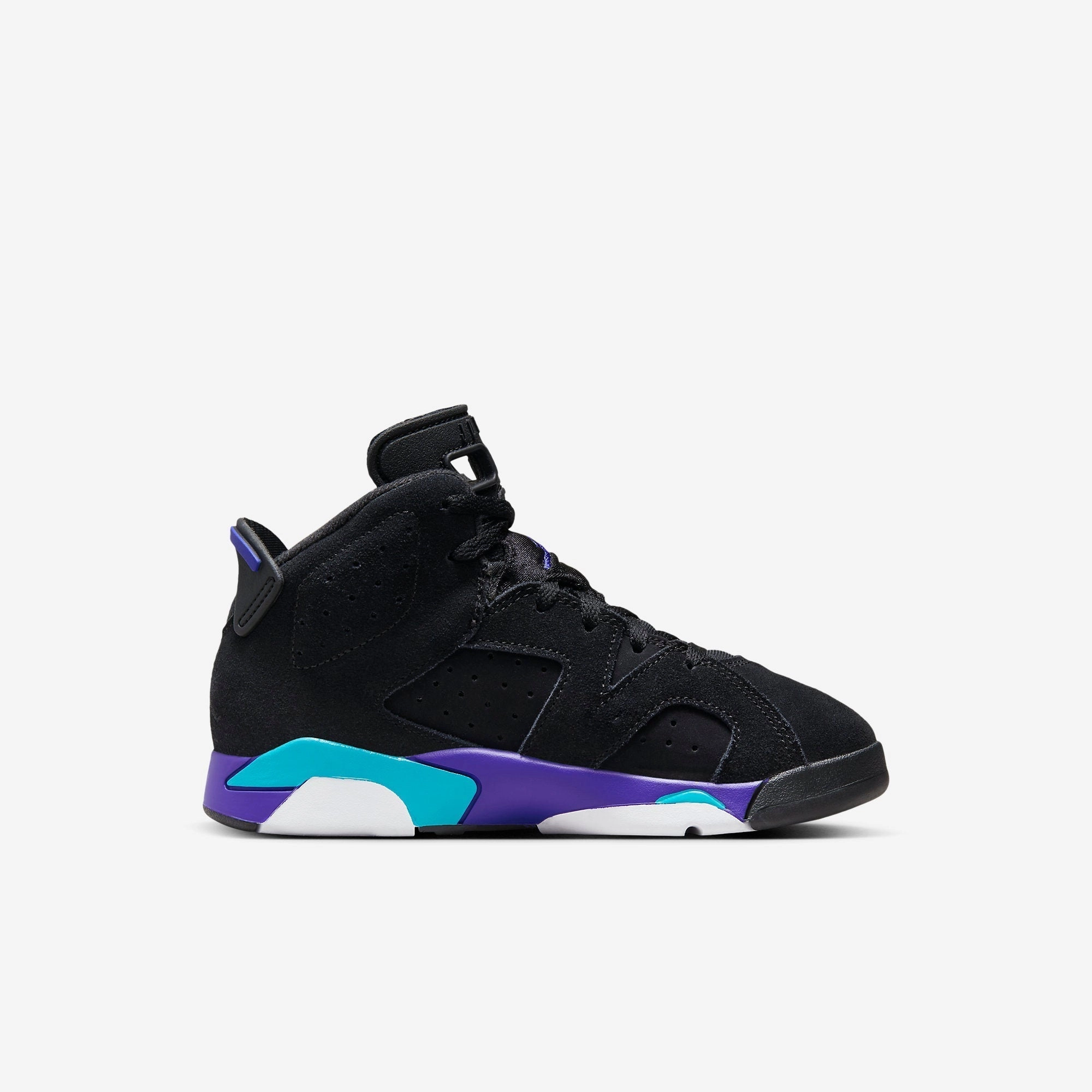 (PS) Air Jordan 6 Retro 'Black / Aqua' (2023) DV3605-004 Air Jordan 6 Classic High-Top Sneakers