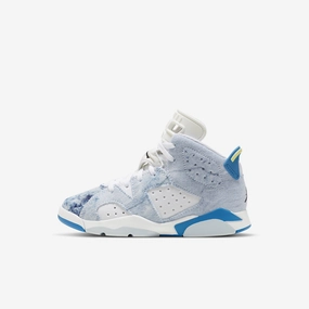 (PS) Air Jordan 6 Retro 'Denim' (2022) DX6176-100 Air Jordan 6 high-top shoes for hoop fans