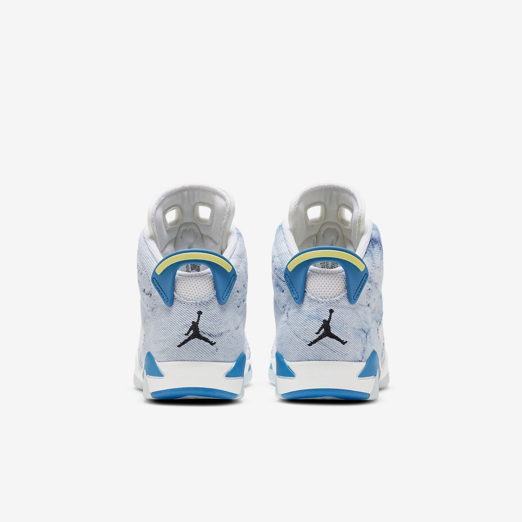(PS) Air Jordan 6 Retro 'Denim' (2022) DX6176-100 Air Jordan 6 Classic High-Top Sneakers