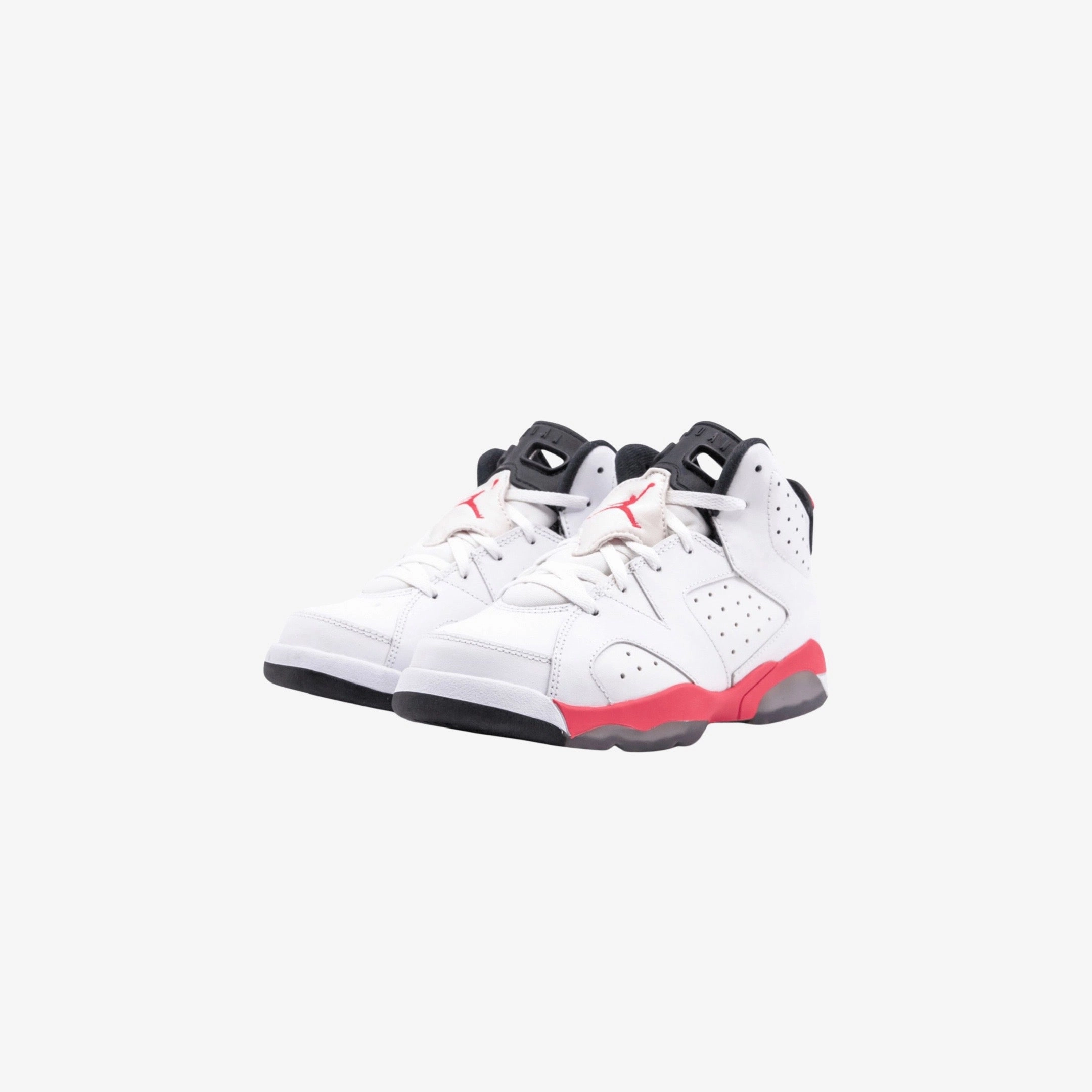 (PS) Air Jordan 6 Retro 'White / Infrared' (2014) 384666-123 Air Jordan 6 Classic High-Top Sneakers