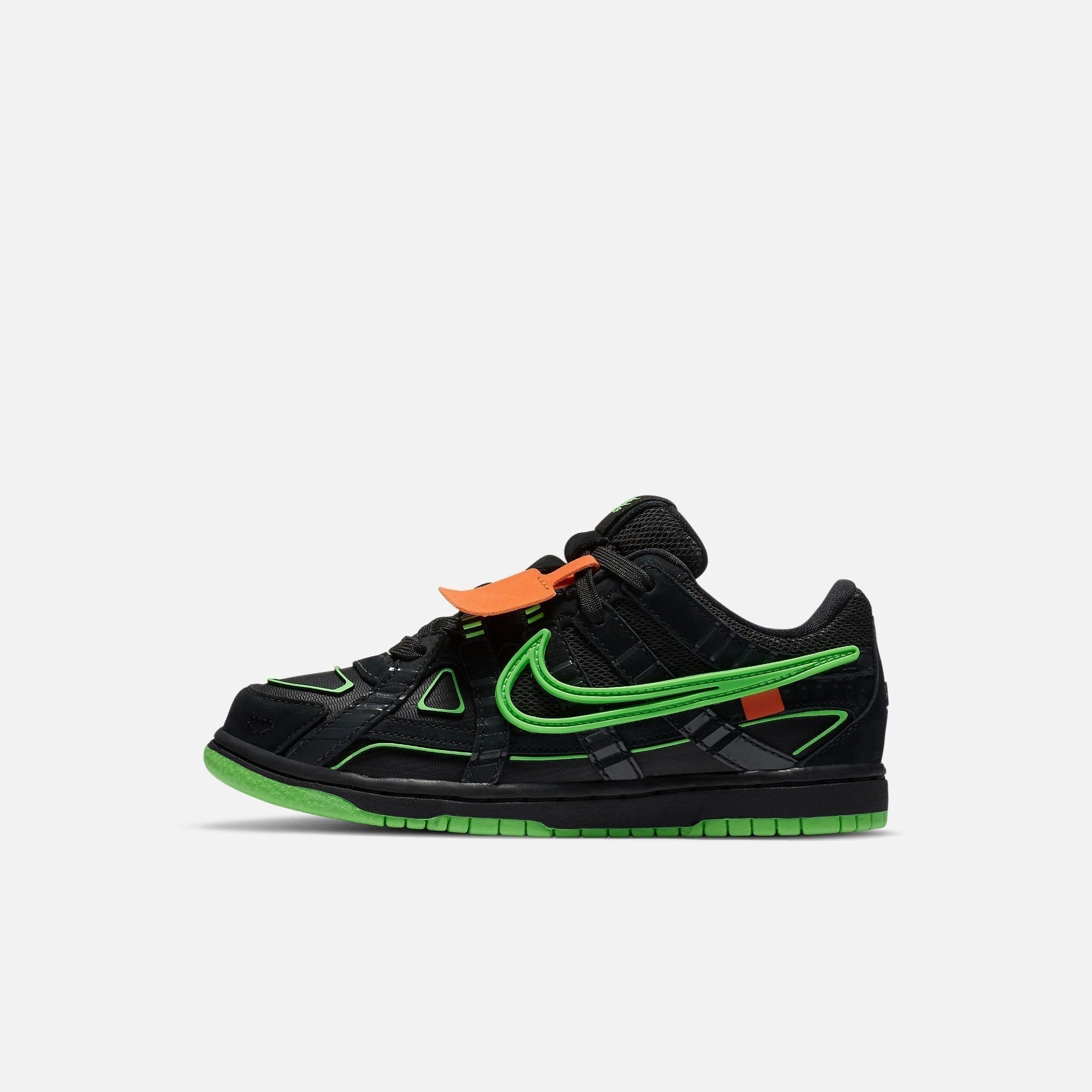 (PS) Nike Air Rubber Dunk x Off-White 'Green Strike' (2020) CW7410-001