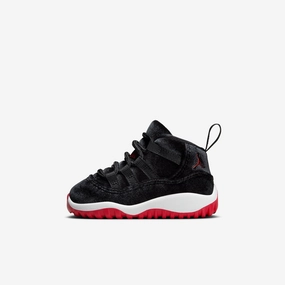 (TD) Air Jordan 11 Retro 'Bred Velvet' (2024) HF7808-061 Air Jordan 11 basketball shoes with patent look