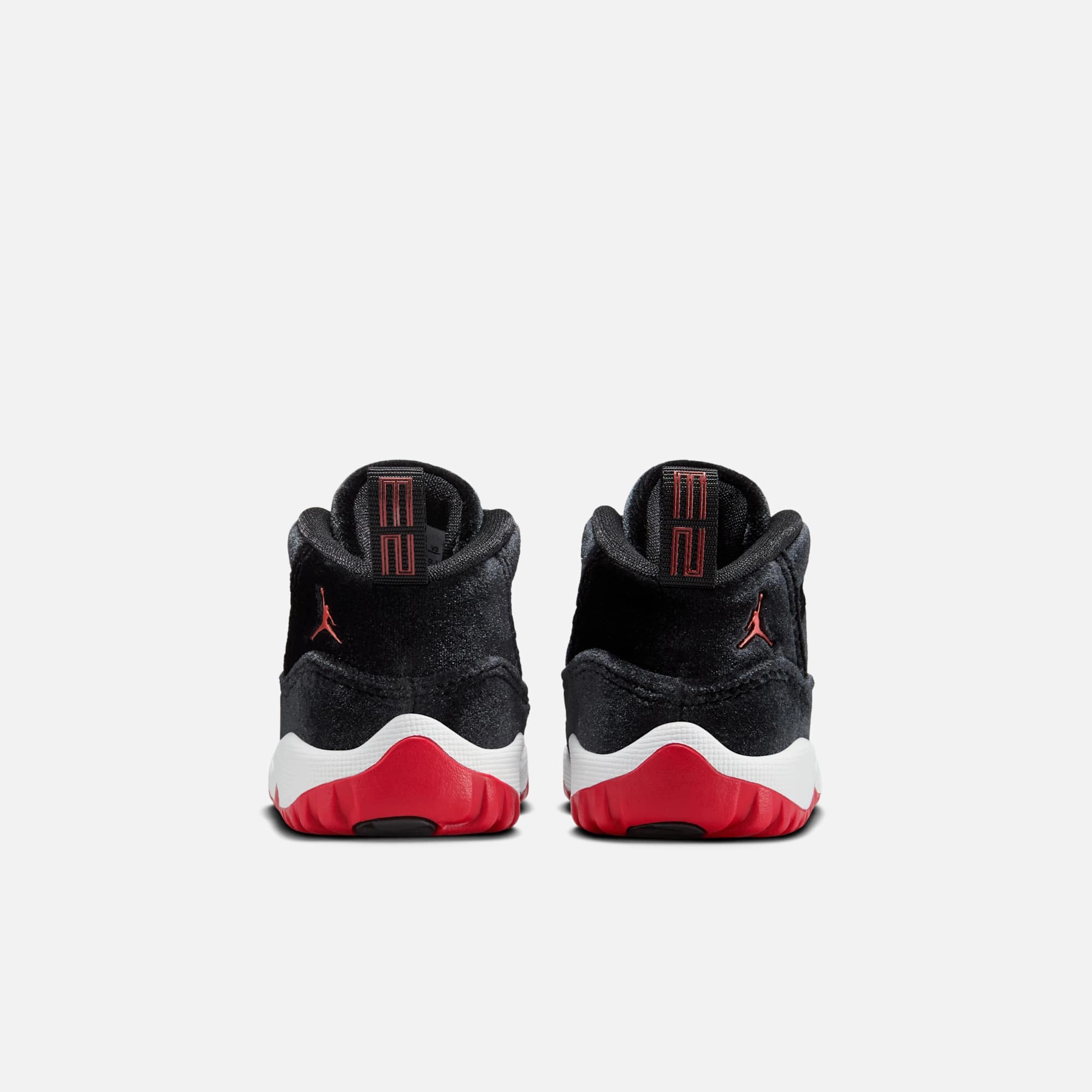 (TD) Air Jordan 11 Retro 'Bred Velvet' (2024) HF7808-061 Air Jordan 11 Patent Basketball Shoes