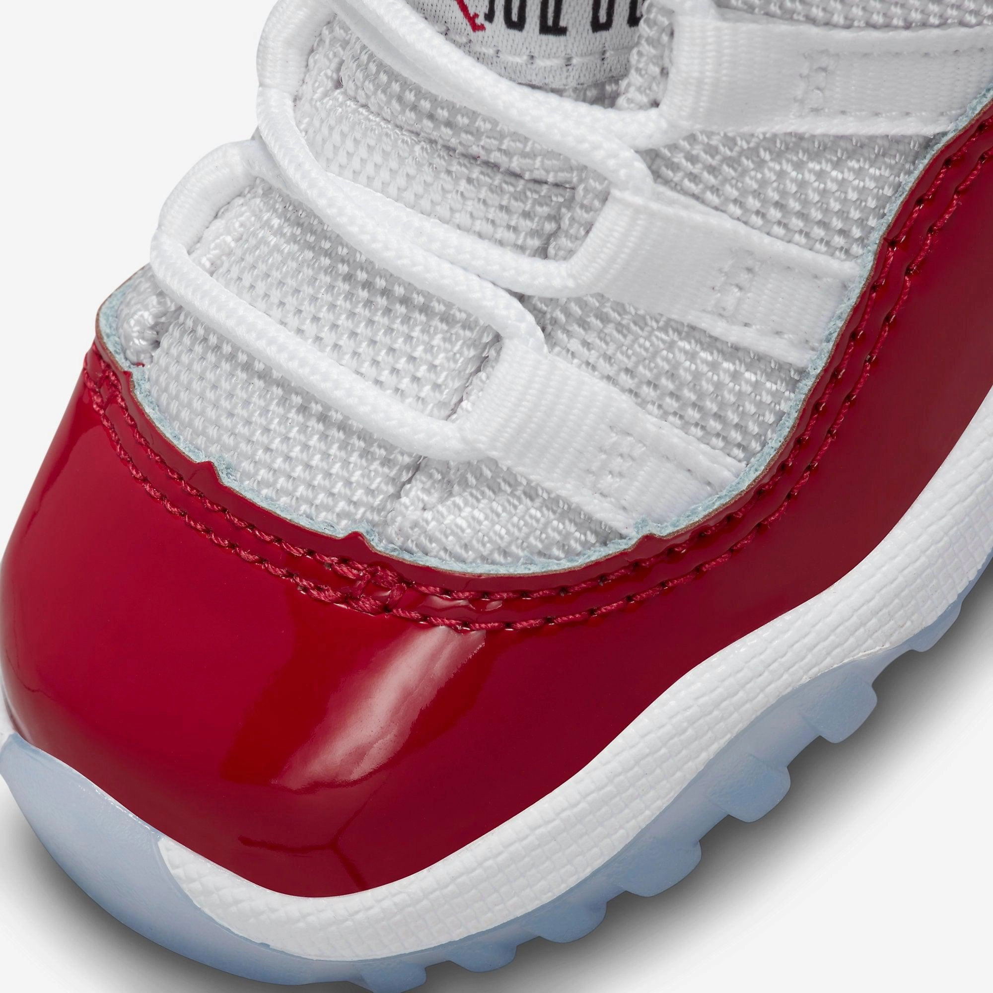 (TD) Air Jordan 11 Retro 'Cherry' (2022) 378040-116 Air Jordan 11 Patent Basketball Shoes