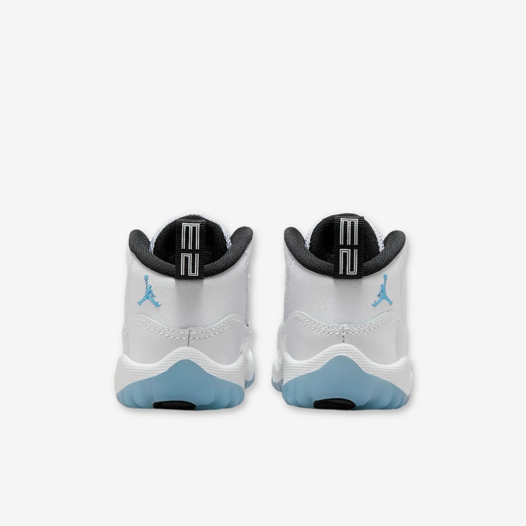 (TD) Air Jordan 11 Retro 'Legend Blue / Columbia' (2024) 378040-104 Air Jordan 11 Patent Basketball Shoes
