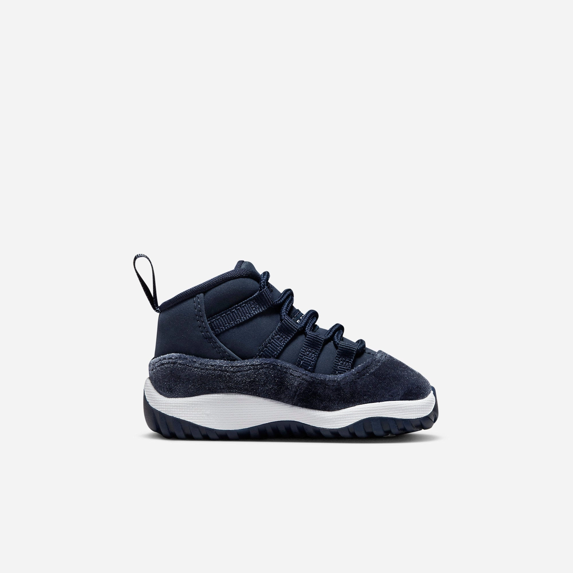 (TD) Air Jordan 11 Retro 'Midnight Navy Velvet' (2022) DO3856-441 Air Jordan 11 Patent Basketball Shoes