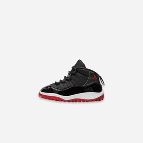 (TD) Air Jordan 11 Retro 'Playoffs / Bred' (2019) 378040-061 Air Jordan 11 basketball shoes with patent look