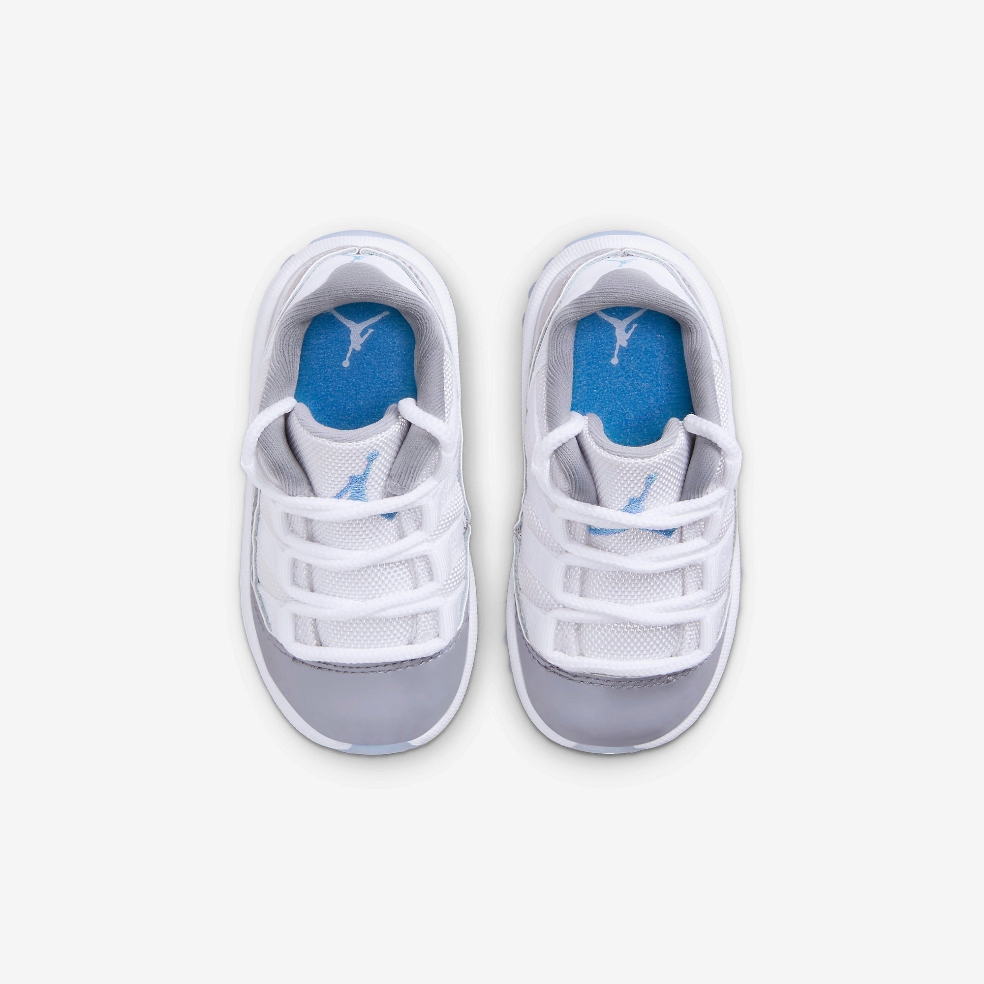(TD) Air Jordan 11 Retro Low 'Cement Grey' (2023) 505836-140 Air Jordan 11 Patent Basketball Shoes