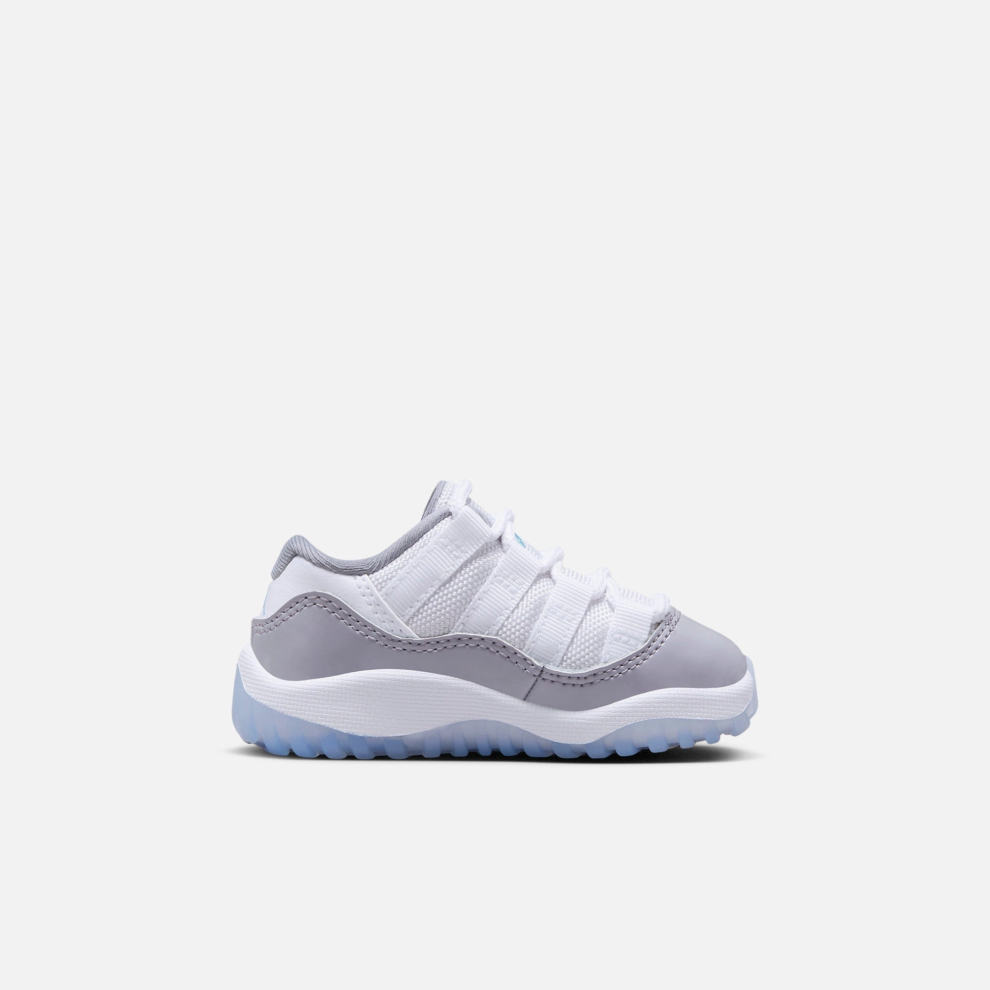 (TD) Air Jordan 11 Retro Low 'Cement Grey' (2023) 505836-140 Air Jordan 11 Patent Basketball Shoes