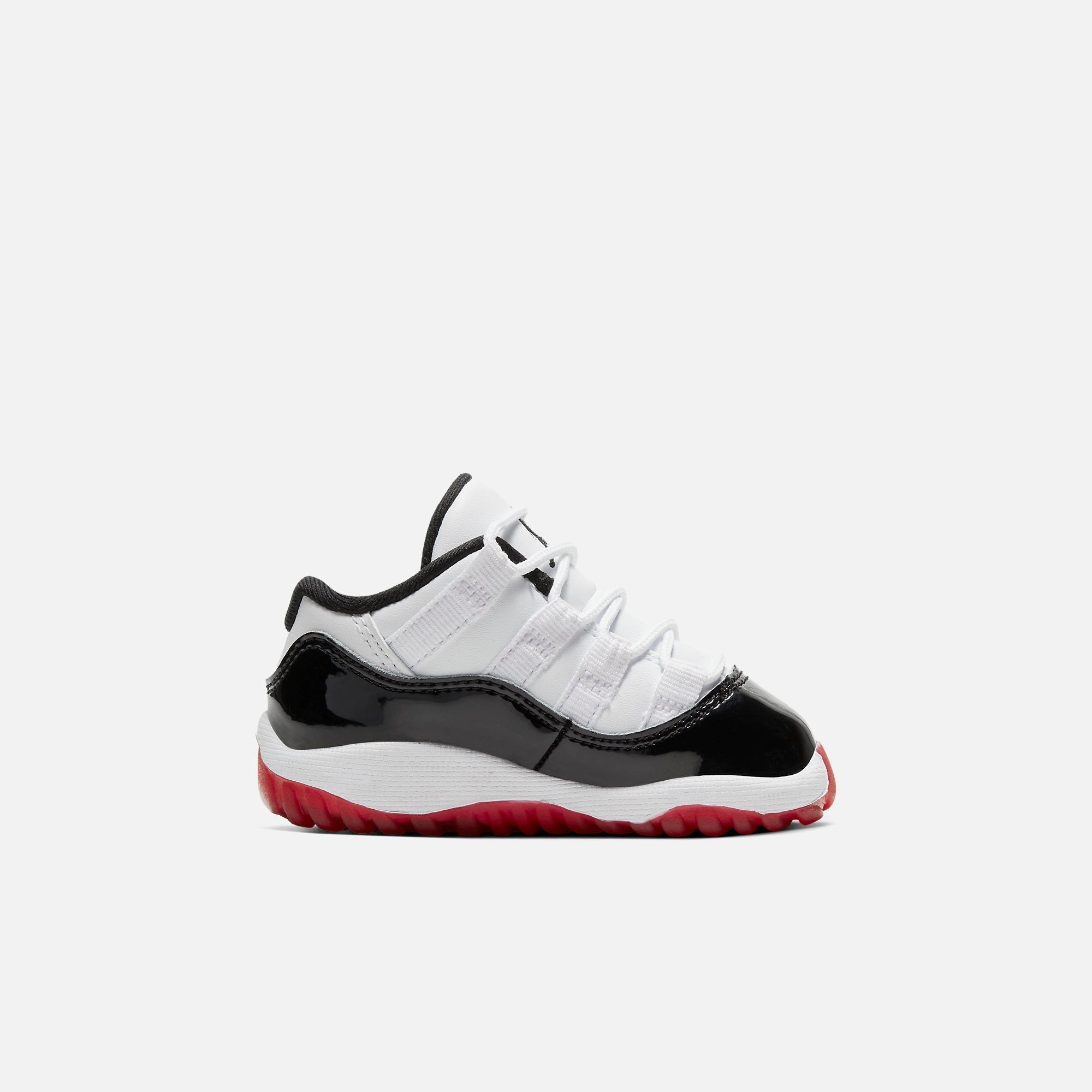 (TD) Air Jordan 11 Retro Low 'Concord Bred' (2020) 505836-160 Air Jordan 11 Patent Basketball Shoes