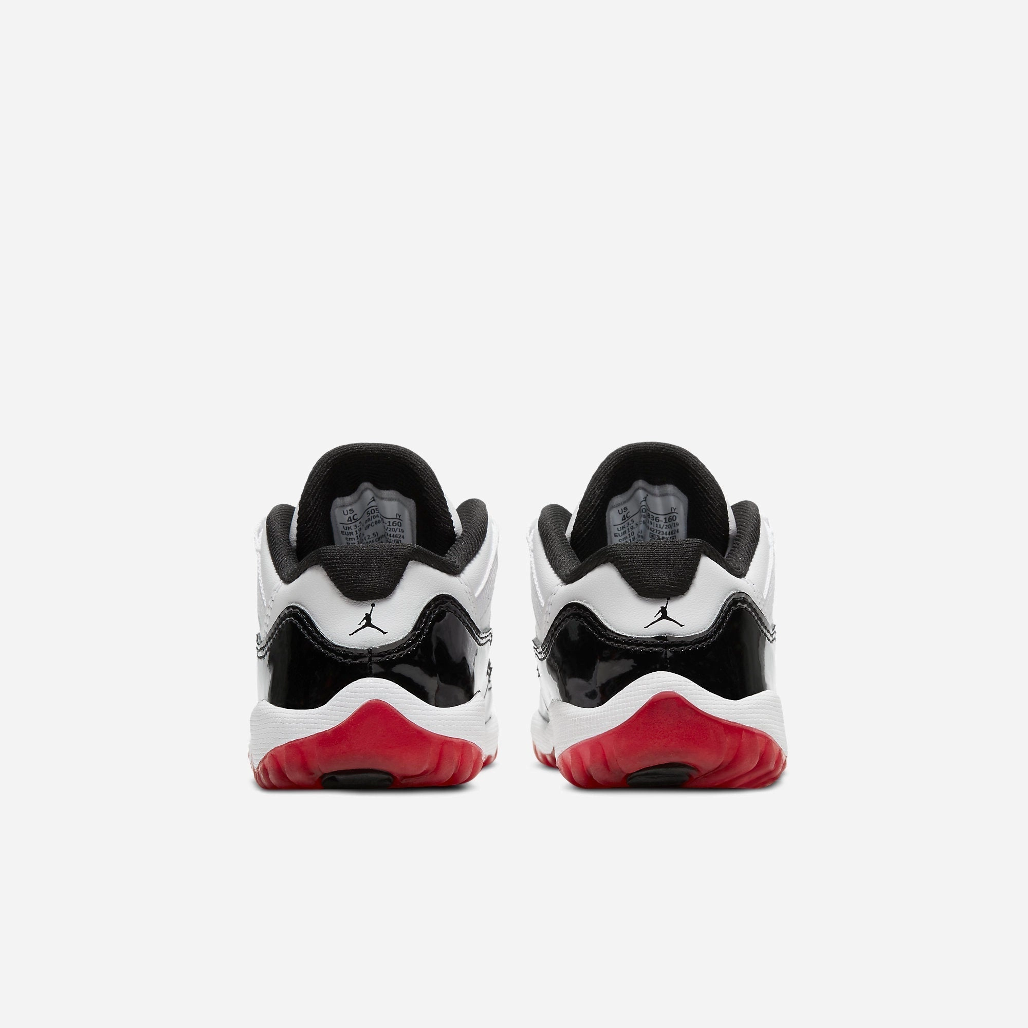 (TD) Air Jordan 11 Retro Low 'Concord Bred' (2020) 505836-160 Air Jordan 11 Patent Basketball Shoes