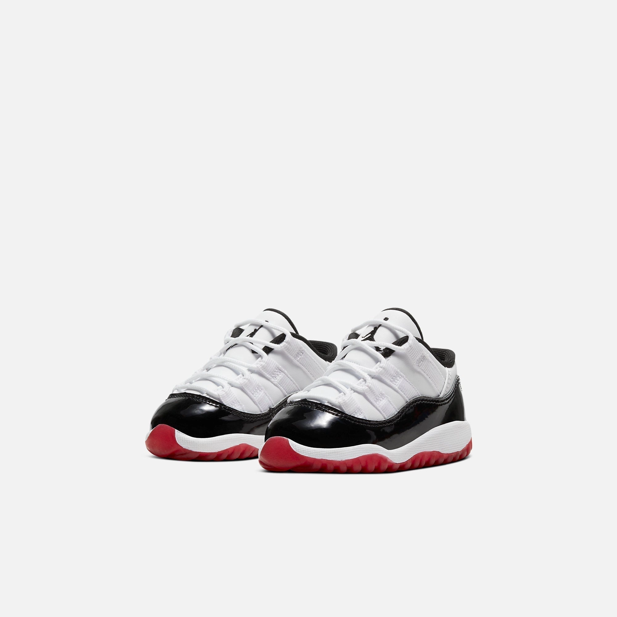 (TD) Air Jordan 11 Retro Low 'Concord Bred' (2020) 505836-160 Air Jordan 11 Patent Basketball Shoes