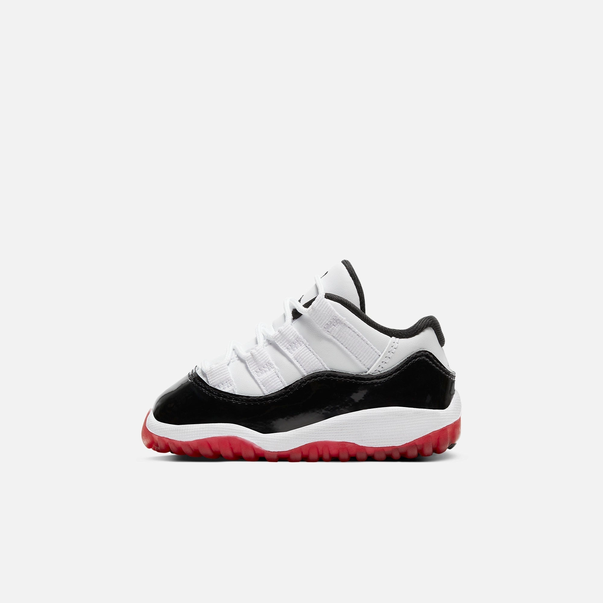 (TD) Air Jordan 11 Retro Low 'Concord Bred' (2020) 505836-160 Air Jordan 11 basketball shoes with patent look