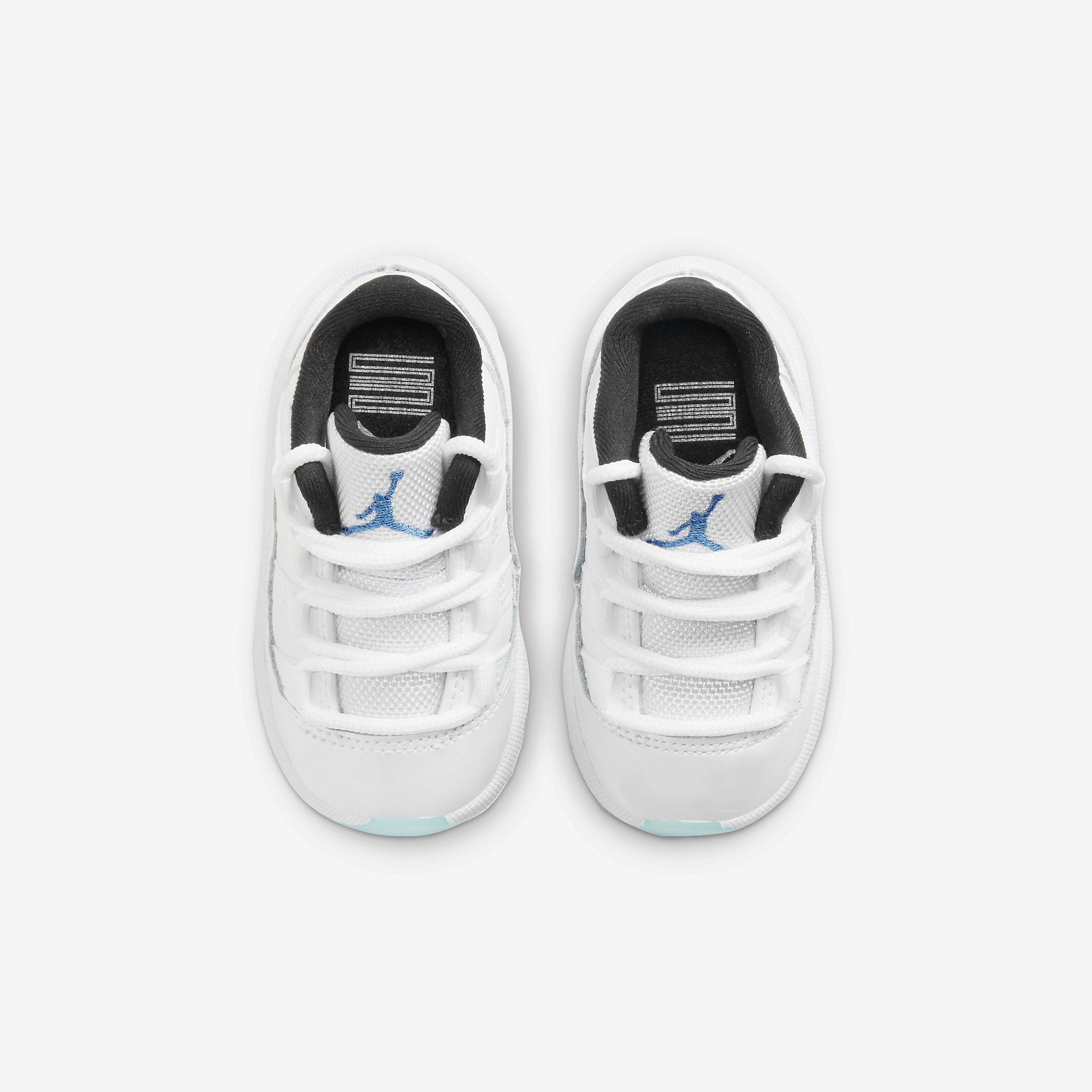(TD) Air Jordan 11 Retro Low 'Legend Blue' (2021) 505836-117 Air Jordan 11 Patent Basketball Shoes