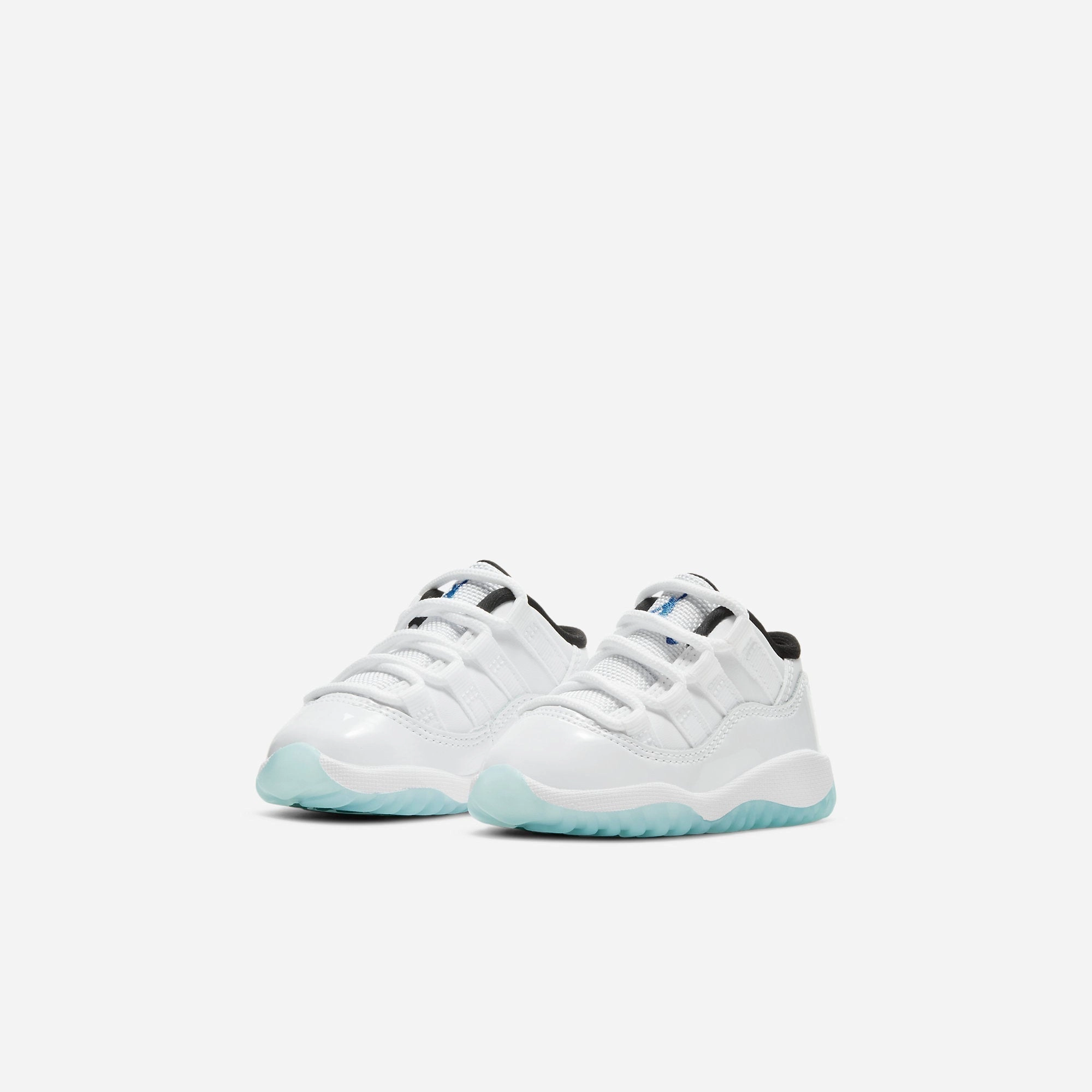 (TD) Air Jordan 11 Retro Low 'Legend Blue' (2021) 505836-117 Air Jordan 11 Patent Basketball Shoes