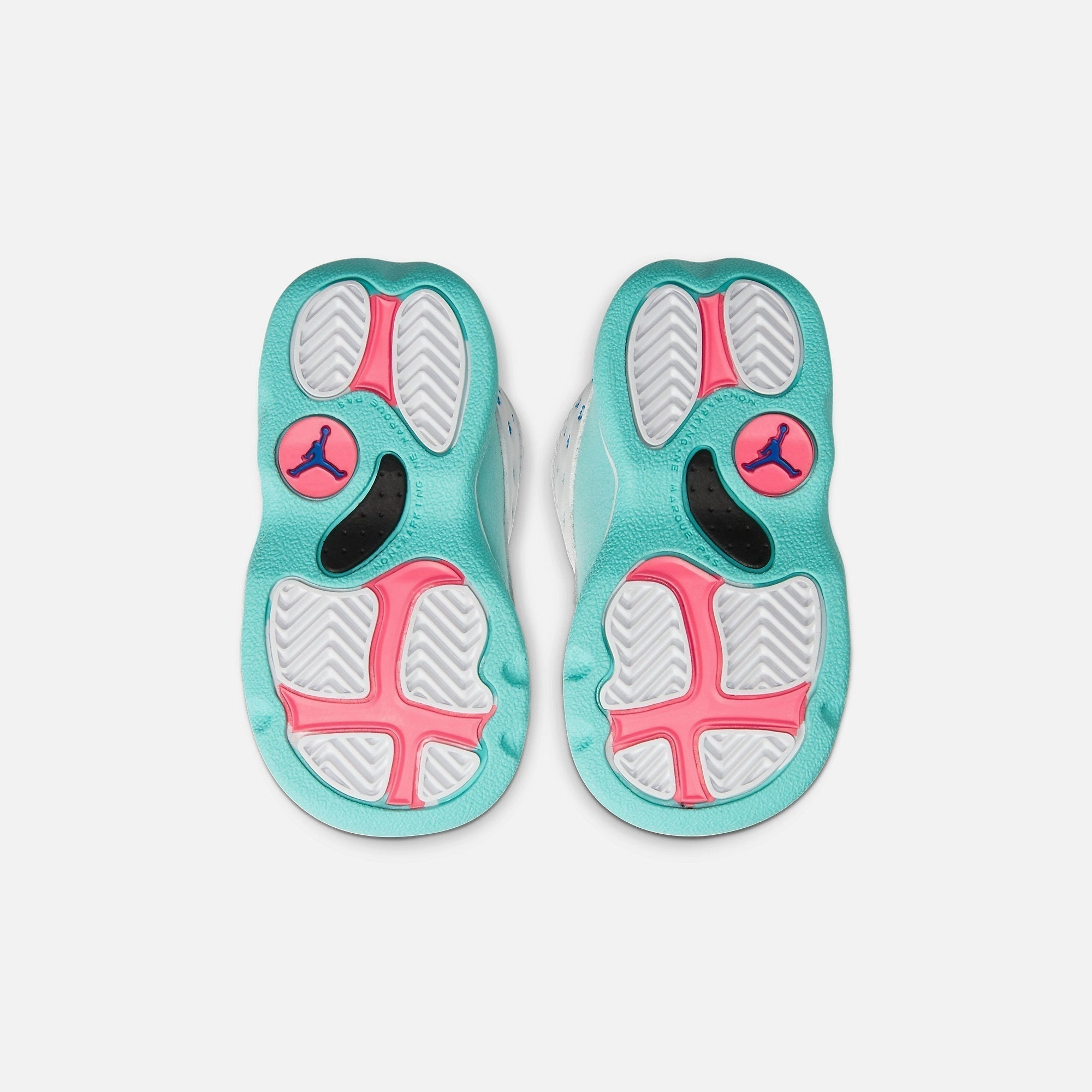 (TD) Air Jordan 13 Retro 'Aurora Green' (2020) 684802-100 Air Jordan 13 Bold Sole Basketball Shoes