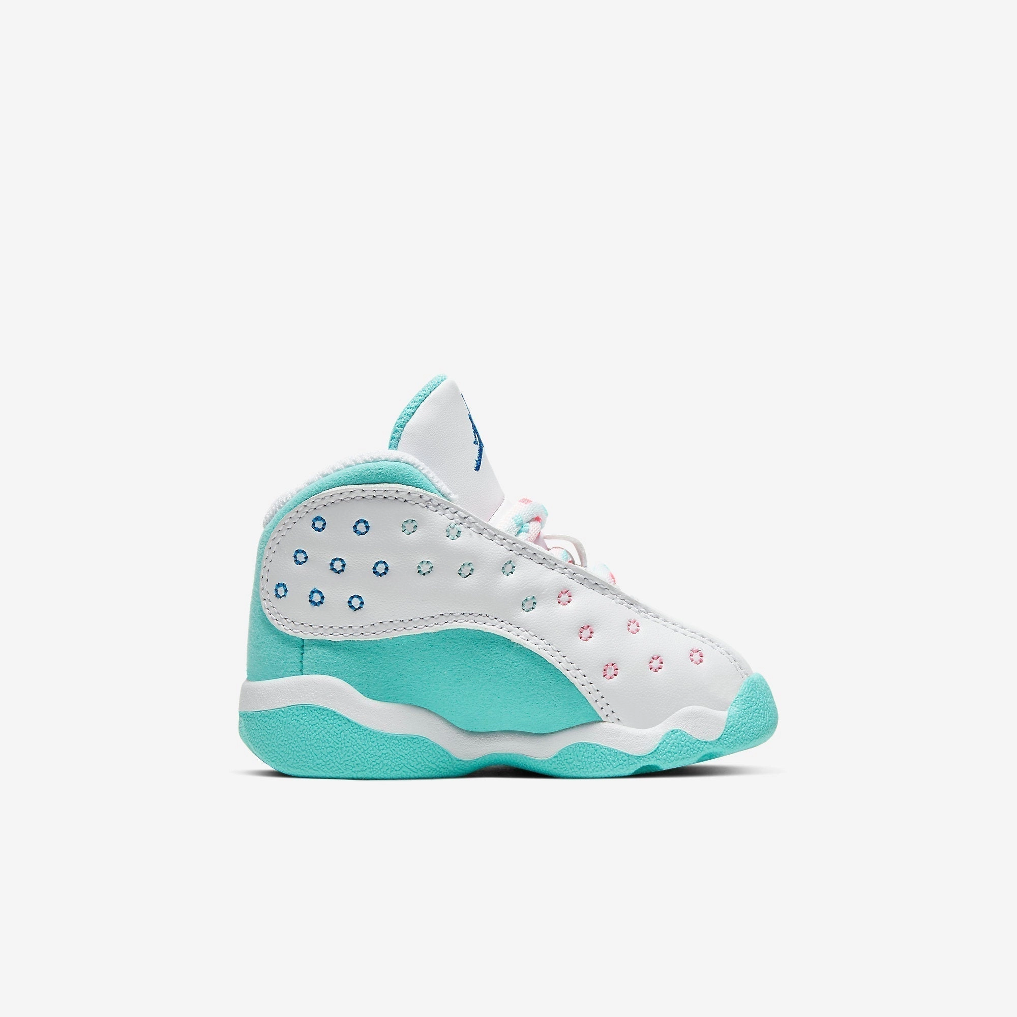 (TD) Air Jordan 13 Retro 'Aurora Green' (2020) 684802-100 Air Jordan 13 Bold Sole Basketball Shoes