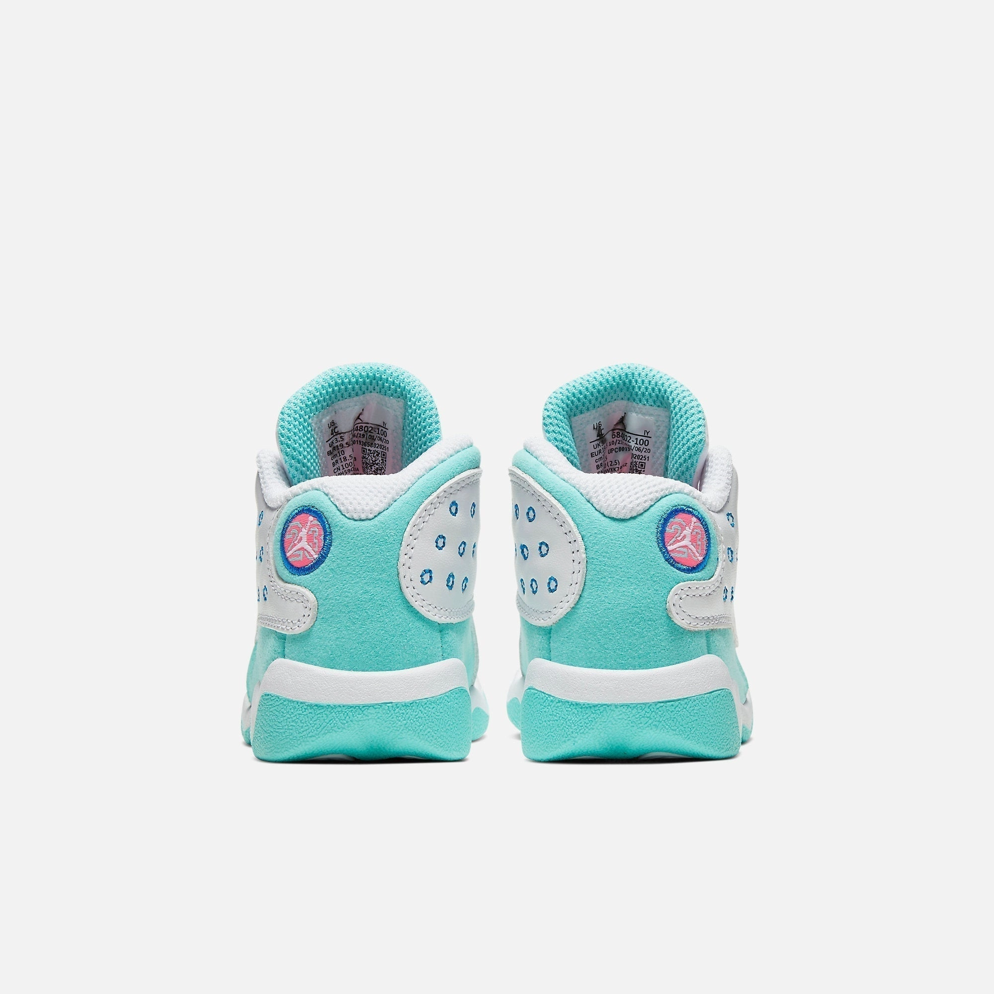 (TD) Air Jordan 13 Retro 'Aurora Green' (2020) 684802-100 Air Jordan 13 Bold Sole Basketball Shoes