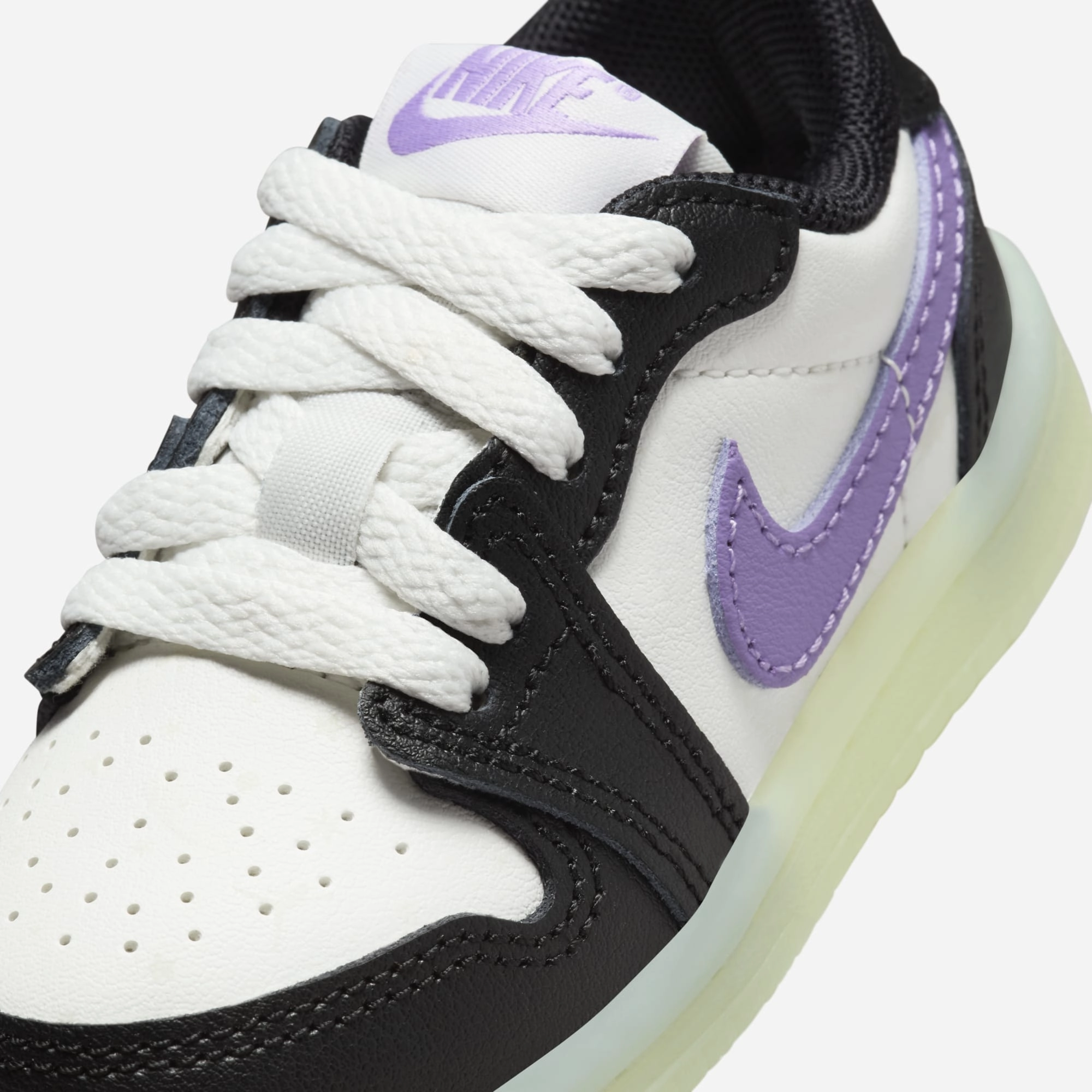(TD) Air Jordan 1 Low 'Black Raspberry' (2024) HF0412-001 Air Jordan 1 Original Colorway Shoes