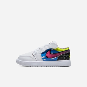 (TD) Air Jordan 1 Low 'Old School Gaming' (2022) DM8971-114 Authentic Air Jordan 1 in premium leather