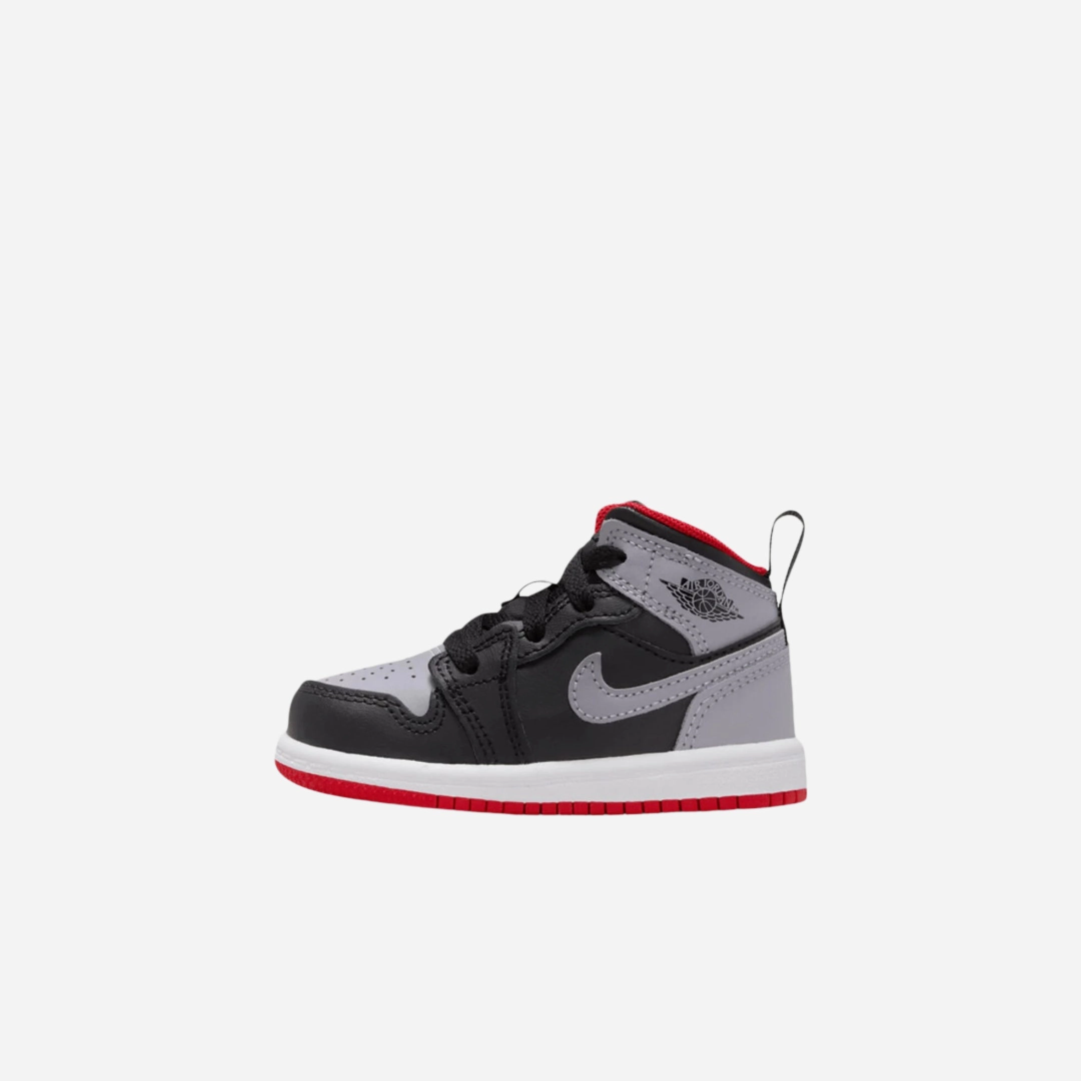 (TD) Air Jordan 1 Mid 'Bred Shadow' (2024) DQ8425-006 Authentic Air Jordan 1 in premium leather