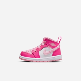 (TD) Air Jordan 1 Mid 'Fierce Pink' (2023) FD8782-116 Iconic Air Jordan 1 shoes with bold accents