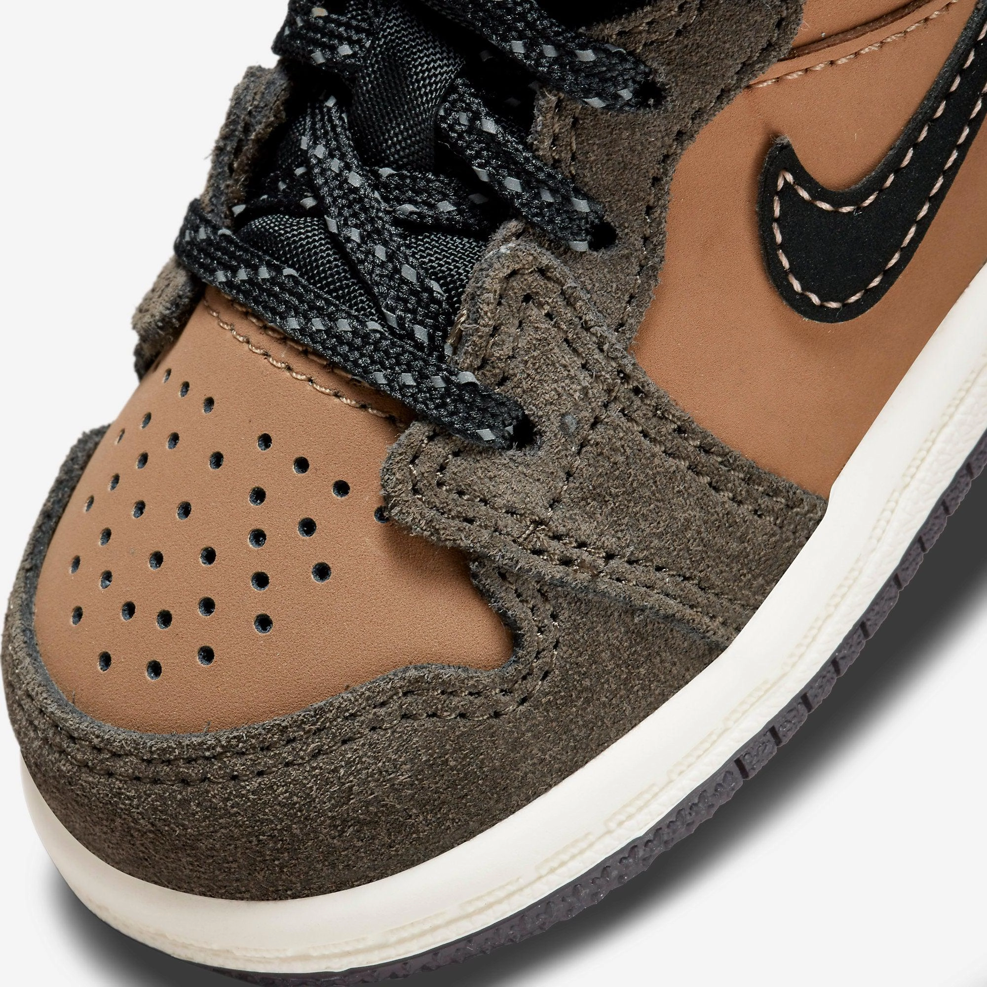 (TD) Air Jordan 1 Mid SE 'Dark Chocolate' (2021) DC7250-200 Air Jordan 1 Timeless Heritage Shoes