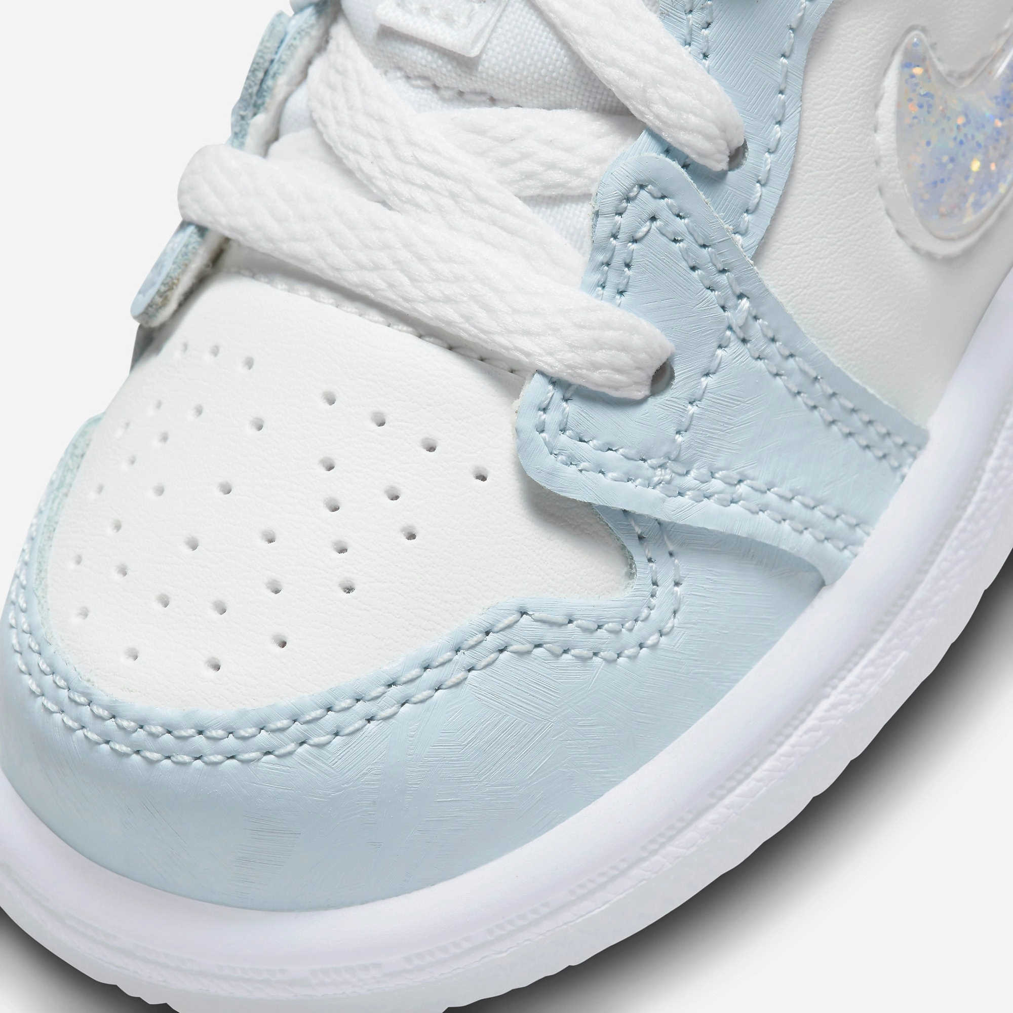(TD) Air Jordan 1 Mid SE 'Glitter Swoosh' (2023) FQ9116-400 Air Jordan 1 Original Colorway Shoes
