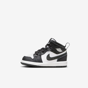 (TD) Air Jordan 1 Mid SE 'Panda Elephant' (2023) FB9912-001 Authentic Air Jordan 1 in premium leather