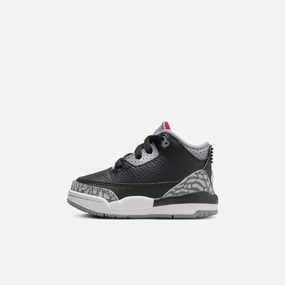 (TD) Air Jordan 3 Retro 'Black Cement' (2024) DM0968-010 Air Jordan 3 retro sneakers with throwback vibe