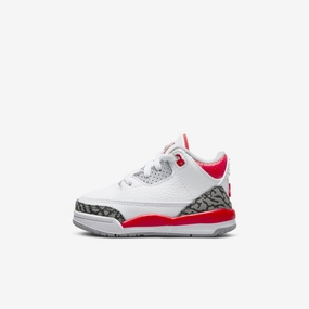 (TD) Air Jordan 3 Retro 'Fire Red' (2022) DN0968-160 Air Jordan 3 retro sneakers with throwback vibe