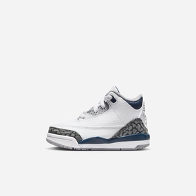 (TD) Air Jordan 3 Retro 'Midnight Navy' (2023) DM0968-140 Air Jordan 3 retro sneakers with throwback vibe