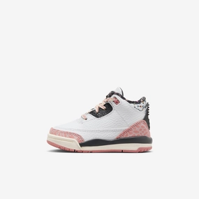 (TD) Air Jordan 3 Retro 'Vintage Floral / Red Stardust' (2024) FQ9175-100 Air Jordan 3 retro sneakers with throwback vibe
