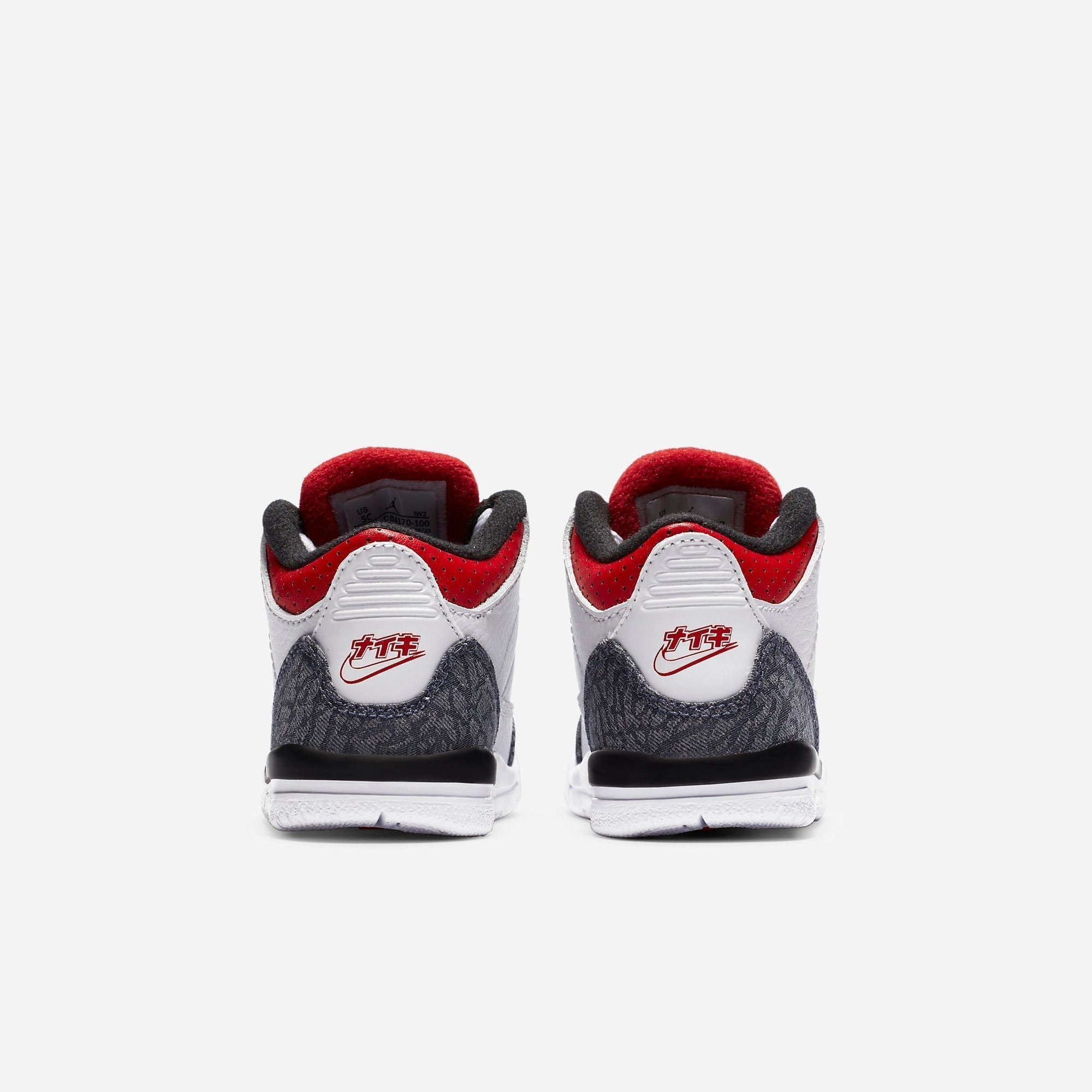 (TD) Air Jordan 3 Retro SE-T 'Japan Denim Fire Red' (2020) DB4170-100 Air Jordan 3 Retro Throwback Sneakers