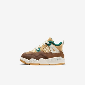 (TD) Air Jordan 4 Retro 'Cacao Wow' (2023) FB2215-200 Air Jordan 4 sneakers with visible air unit