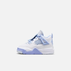 (TD) Air Jordan 4 Retro 'Forget Me Not / Aluminum' (2025) IB8961-100 Air Jordan 4 sneakers with visible air unit