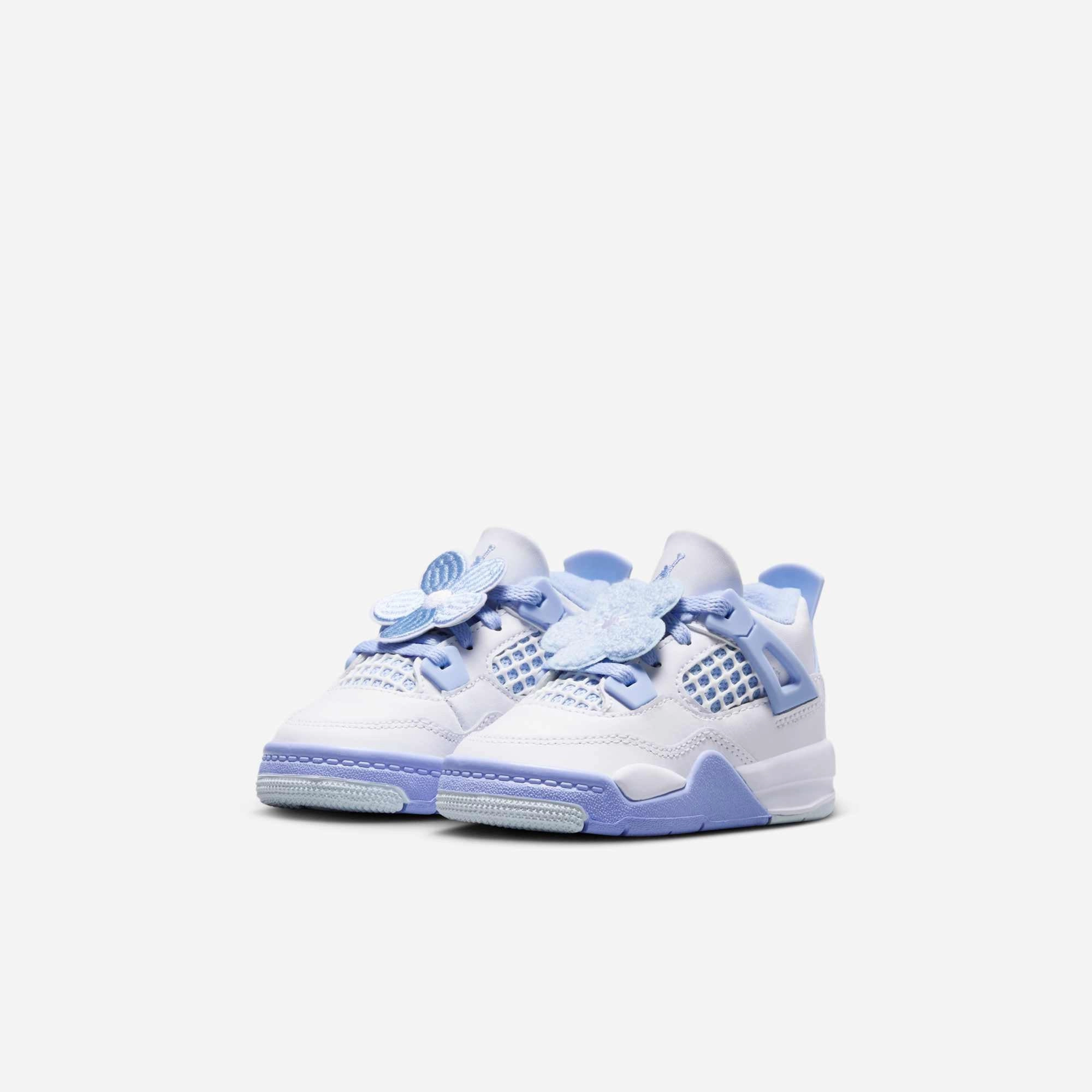 (TD) Air Jordan 4 Retro 'Forget Me Not / Aluminum' (2025) IB8961-100 Air Jordan 4 Visible Air Unit Sneakers