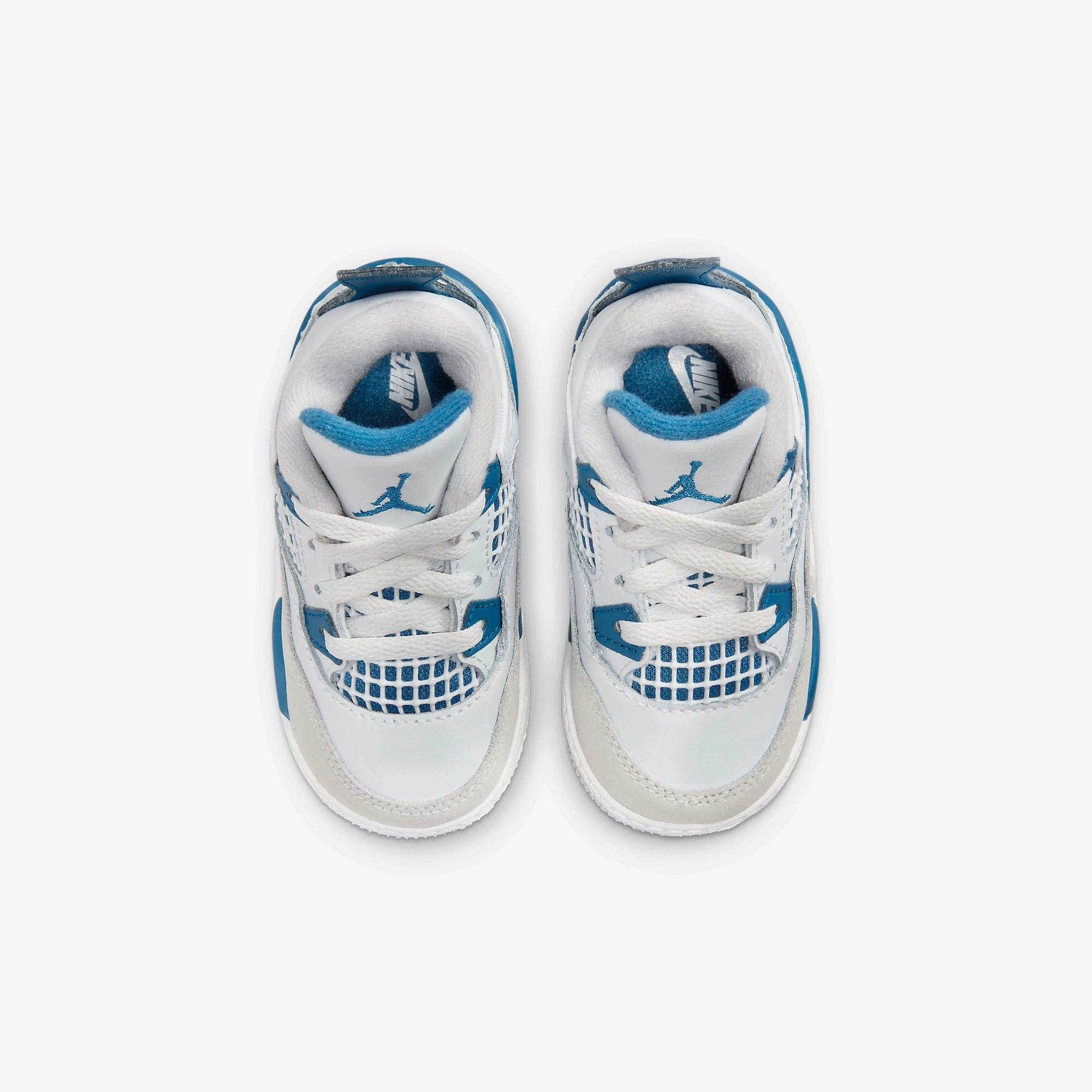 (TD) Air Jordan 4 Retro 'Military Blue / Industrial Blue' (2024) BQ7670-141 Air Jordan 4 Visible Air Unit Sneakers