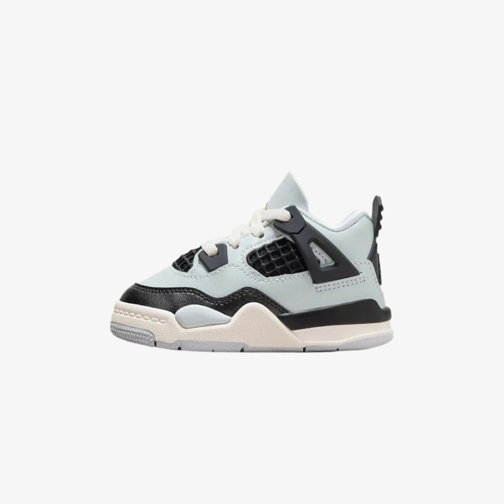 (TD) Air Jordan 4 Retro 'Platinum Gold' (2024) FZ8584-070 Air Jordan 4 sneakers with visible air unit